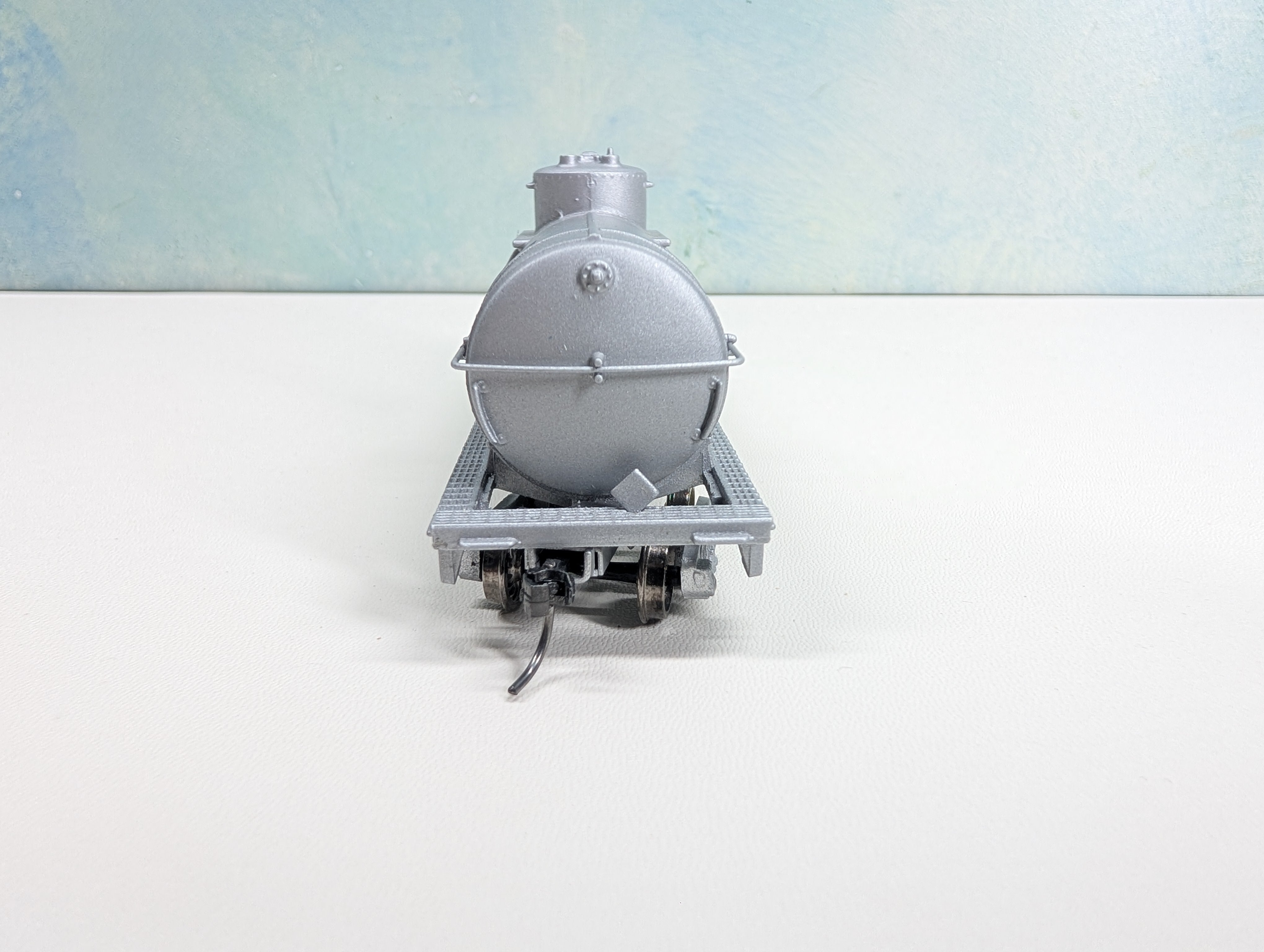 USED HO Scale Single Dome Tank Car Santa Fe ATSF #193487 Metal Wheels, B&B Dept., Decal