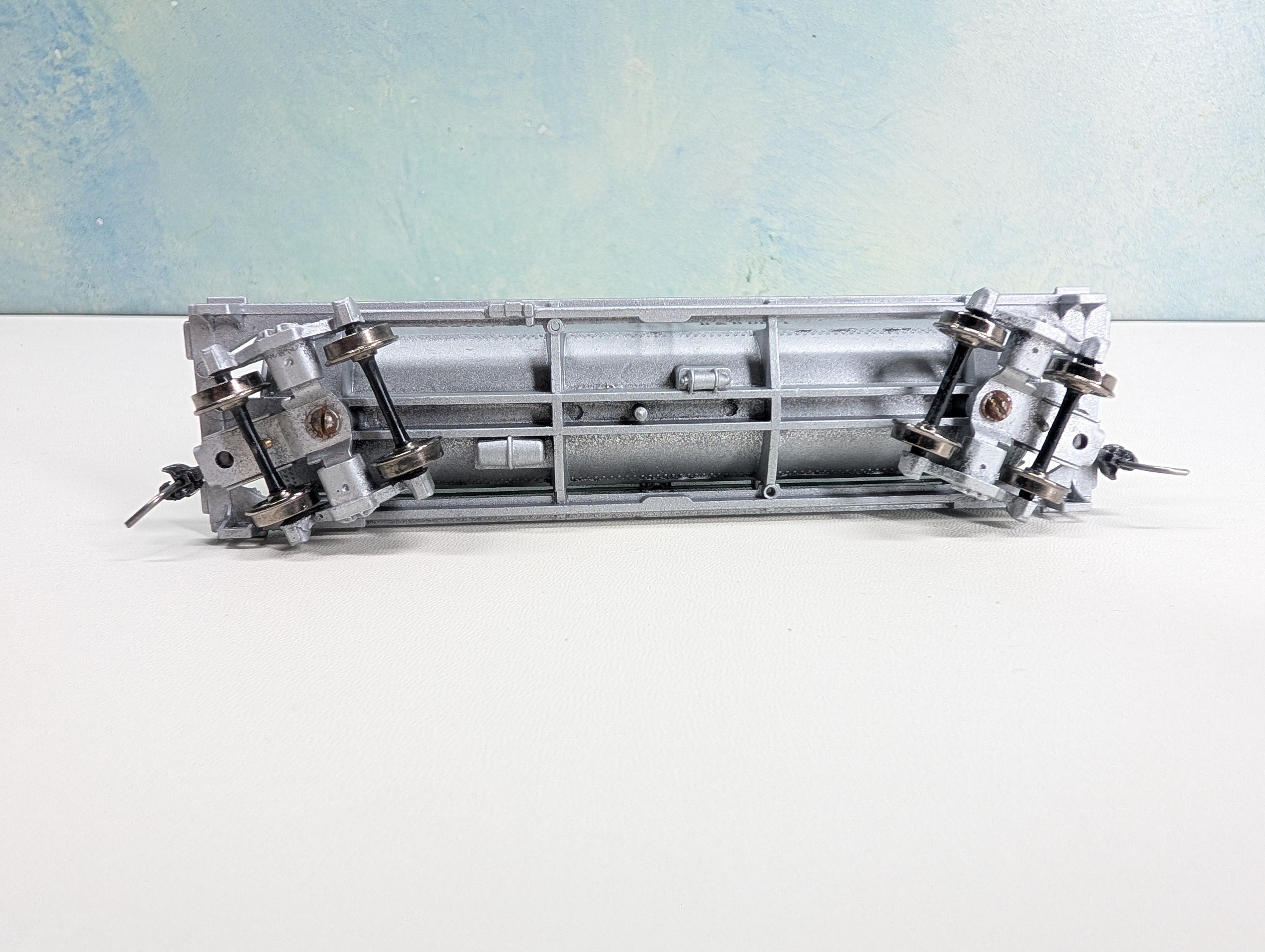 USED HO Scale Single Dome Tank Car Santa Fe ATSF #193487 Metal Wheels, B&B Dept., Decal