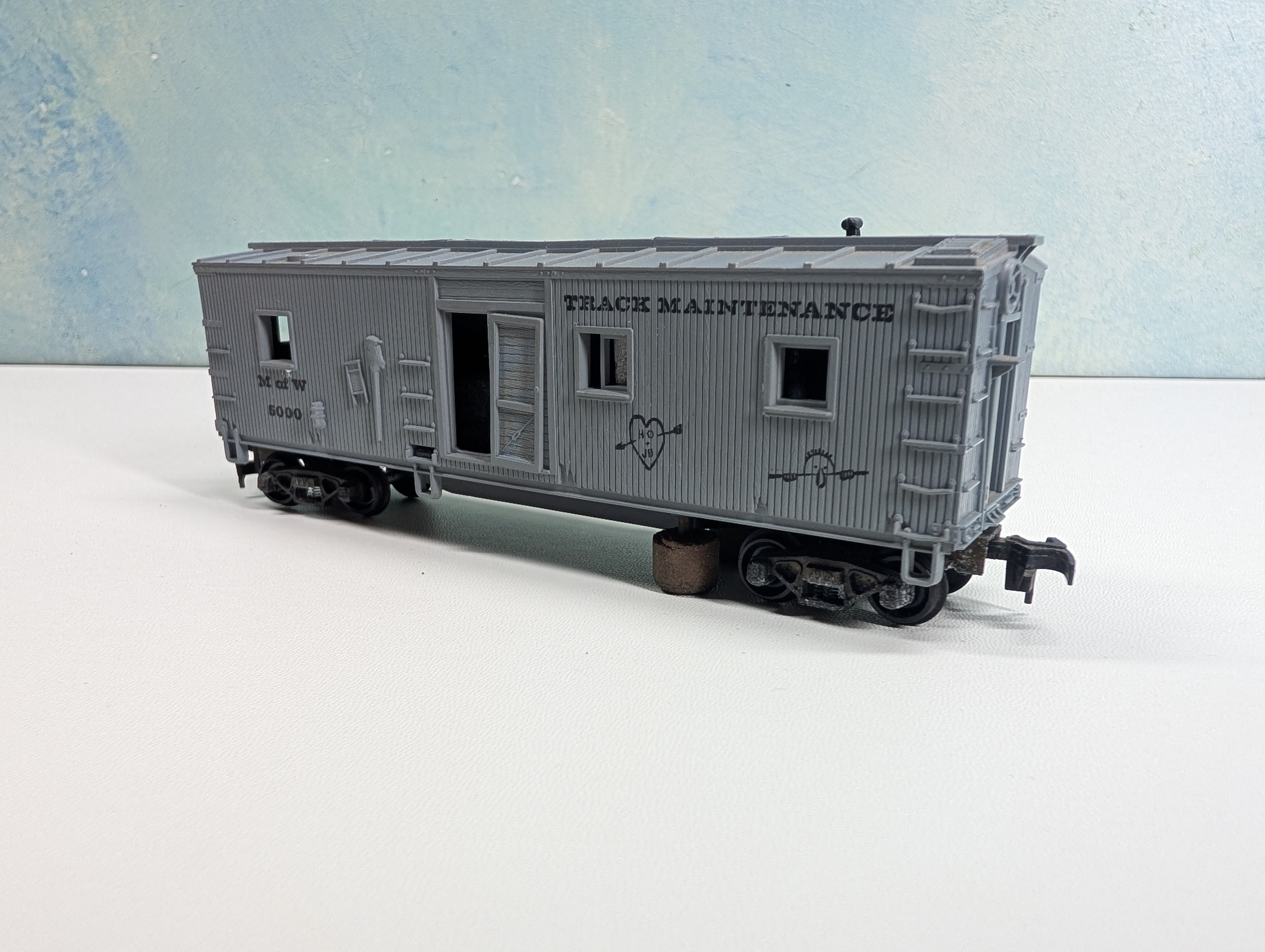 USED REVELL HO Scale Track Maintenance Car M of W #5000