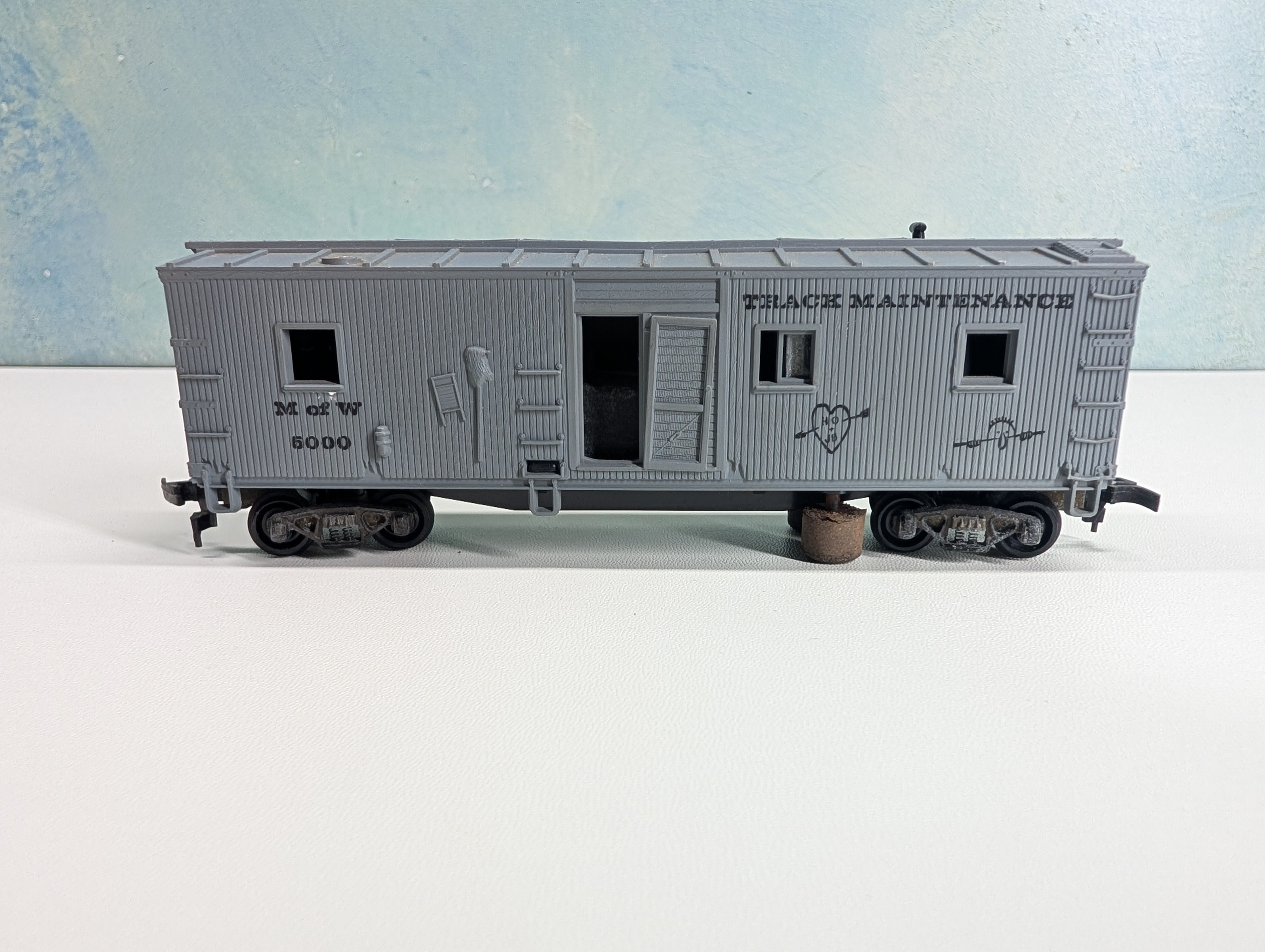 USED REVELL HO Scale Track Maintenance Car M of W #5000