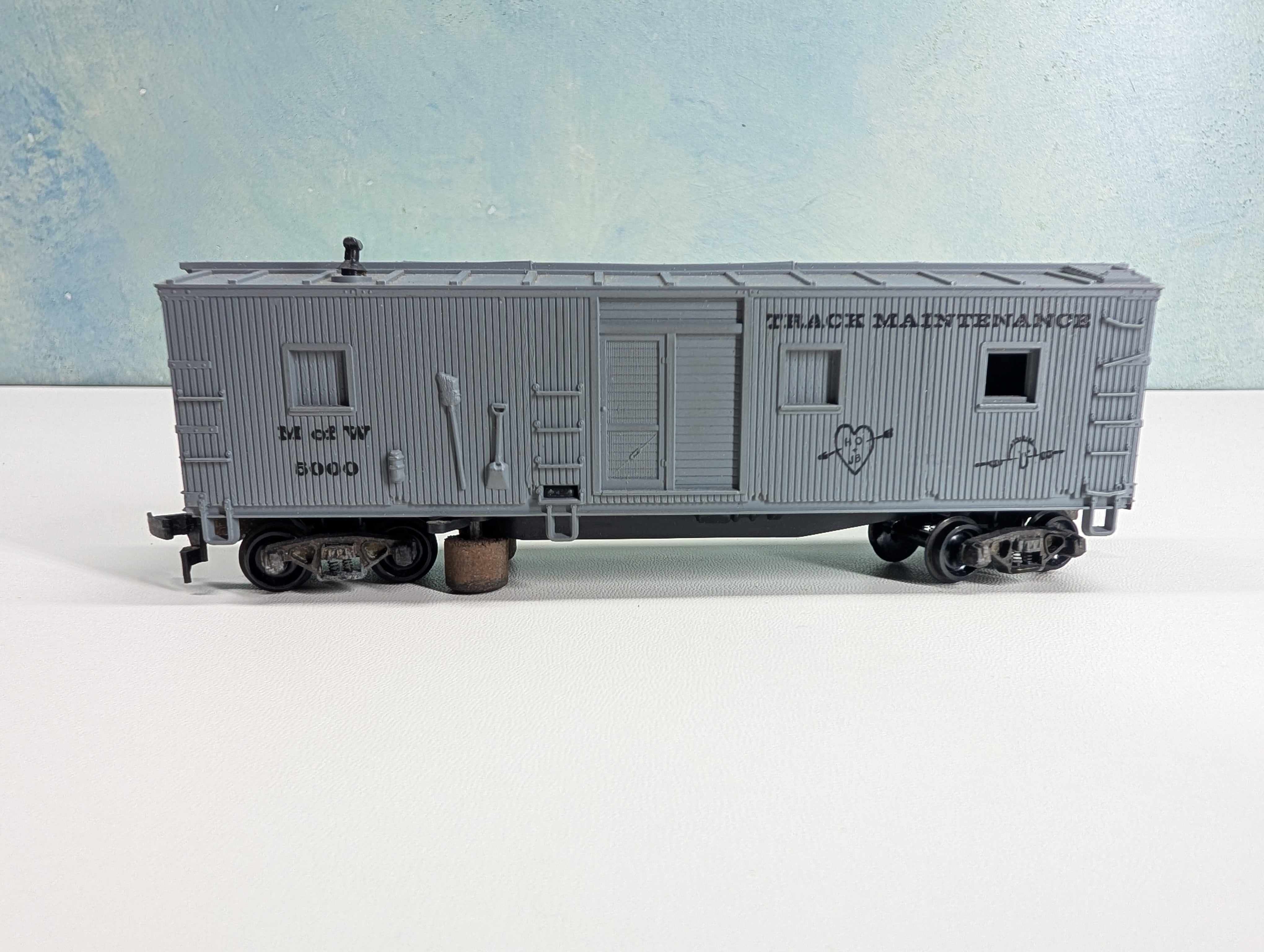 USED REVELL HO Scale Track Maintenance Car M of W #5000