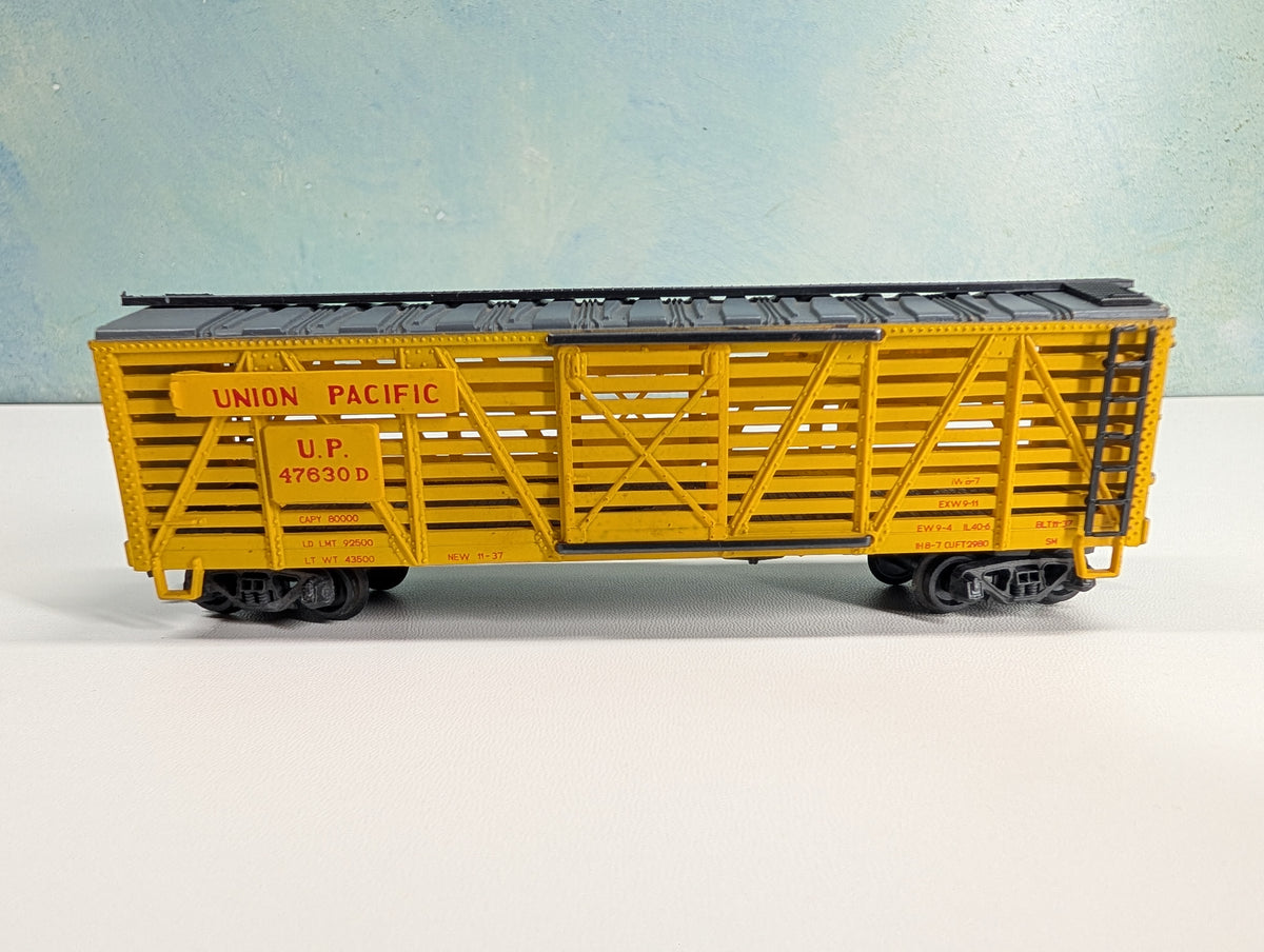 USED HO Scale Cattle Stock Car Union Pacific UP #47630D