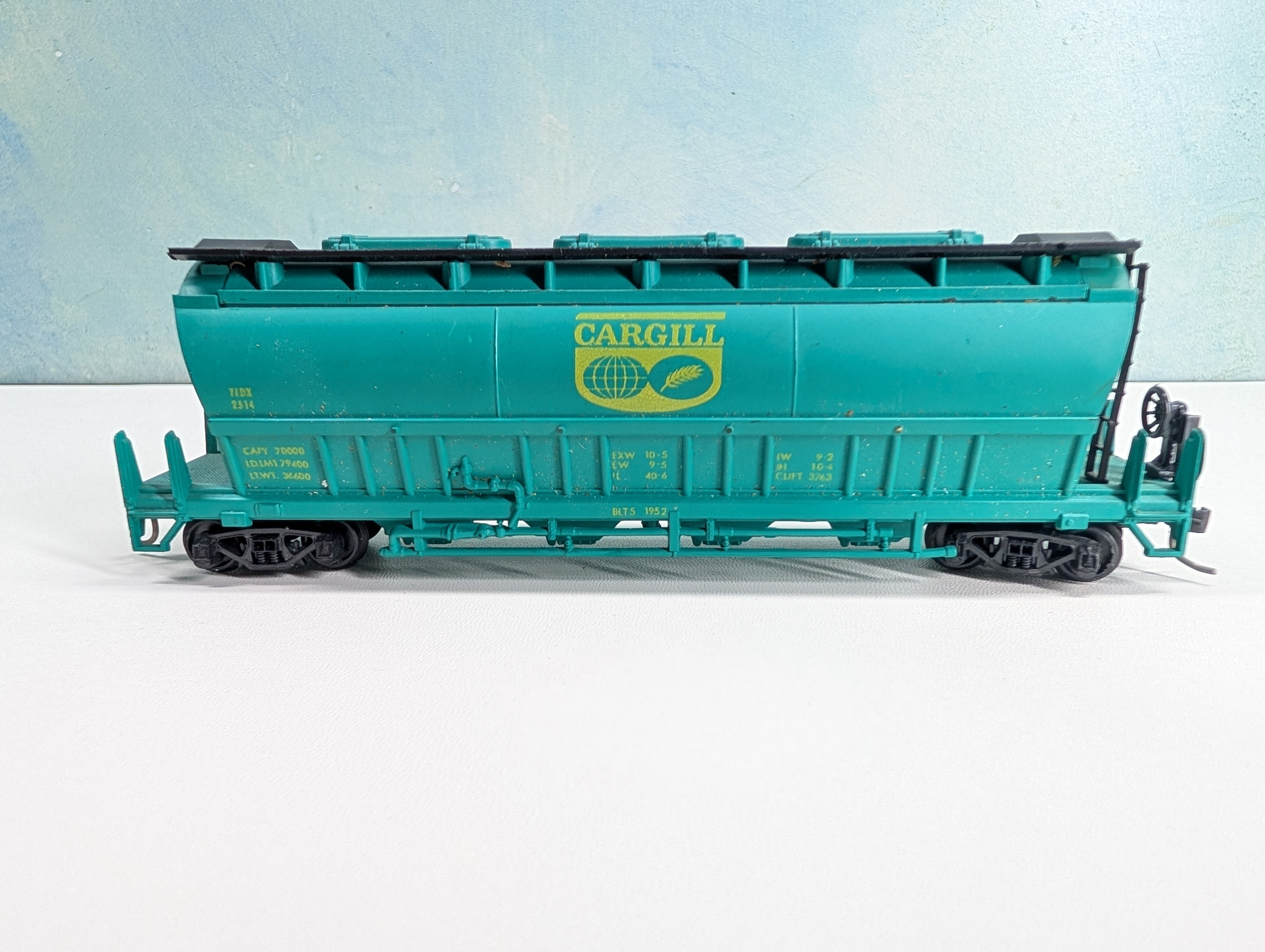 USED Roco HO Scale ACF Centerflow Covered Hopper Cargill TIDX #2514