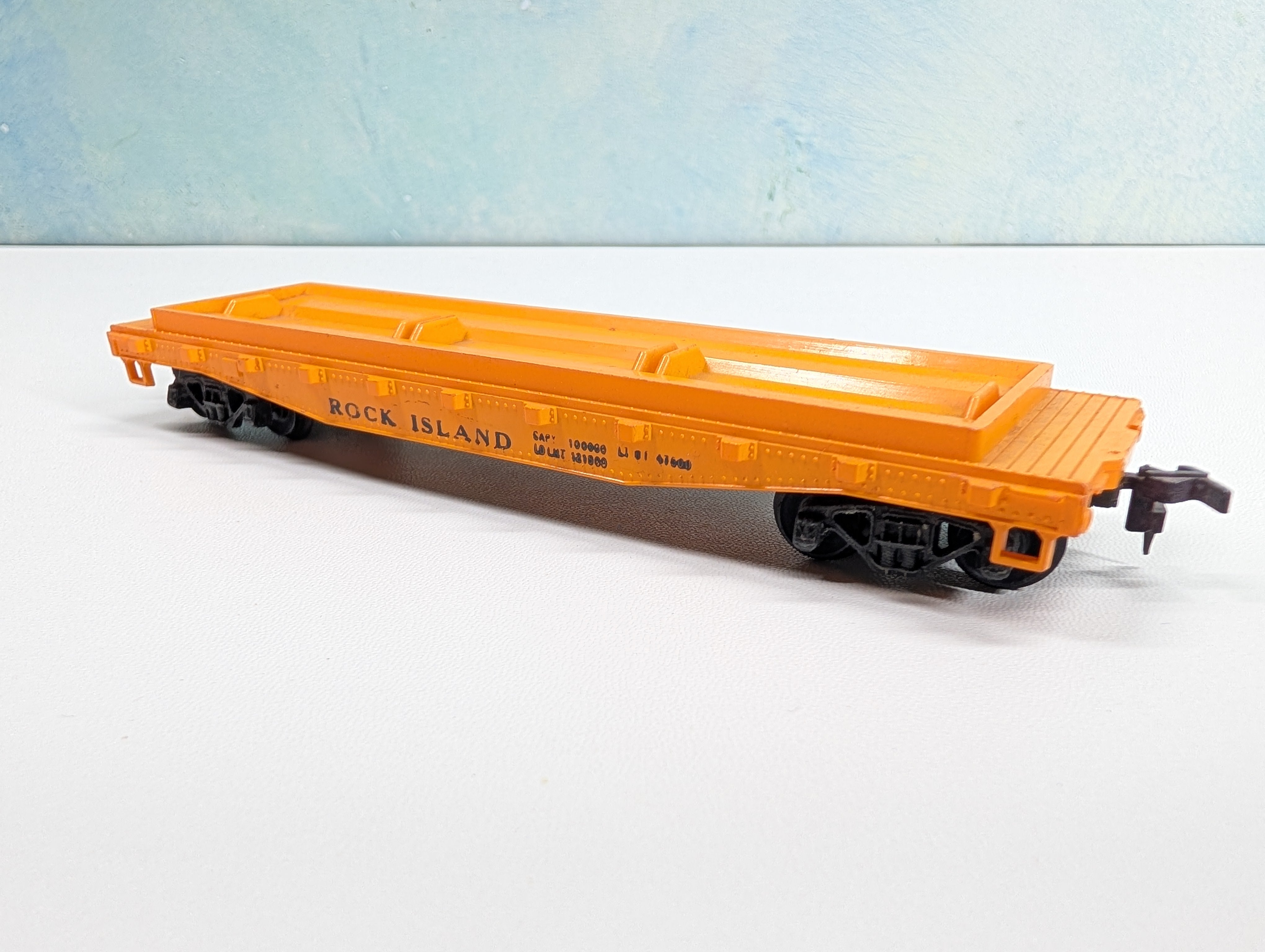 USED Mantua HO Scale Flat Car Rock Island