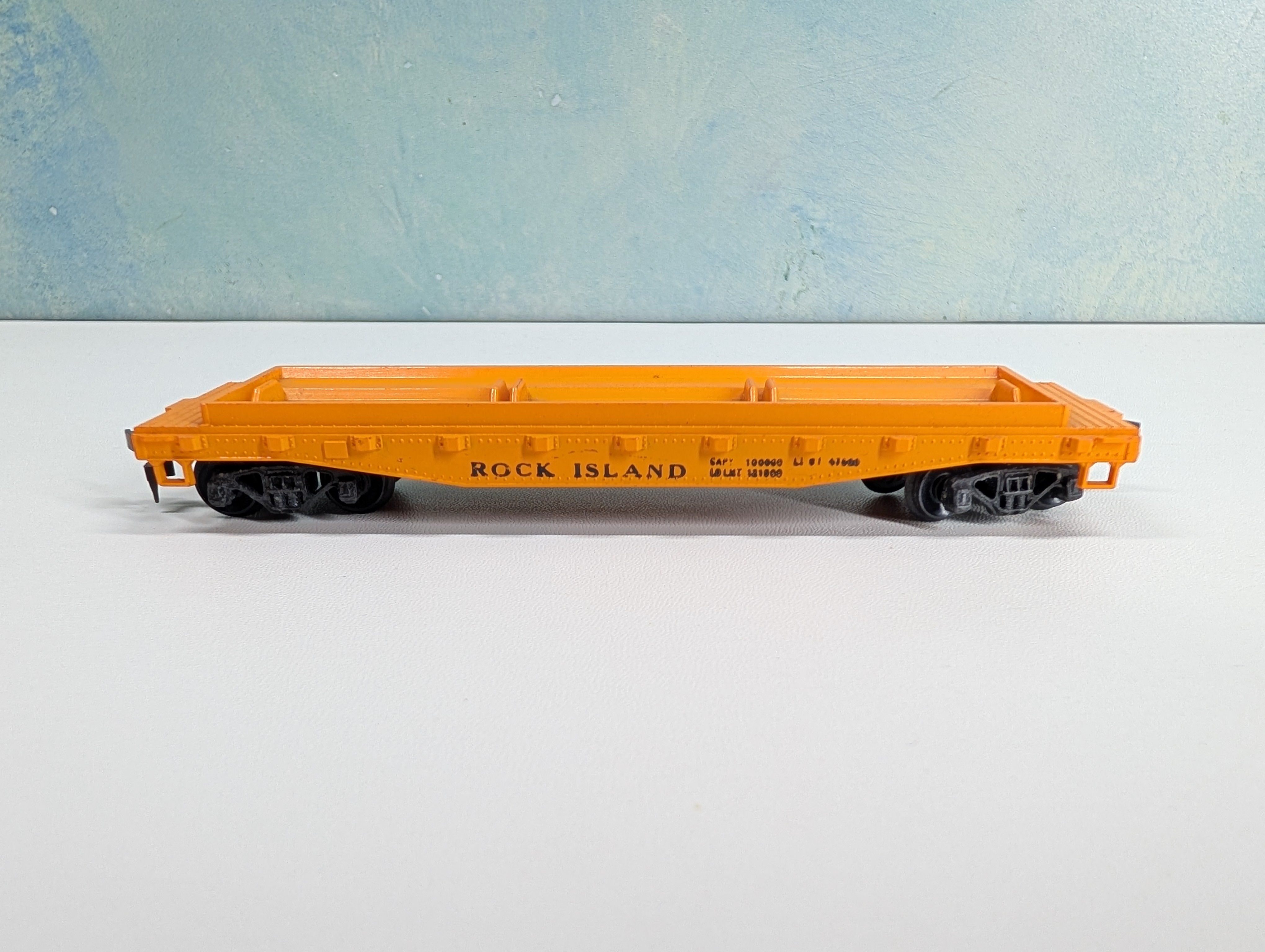 USED Mantua HO Scale Flat Car Rock Island