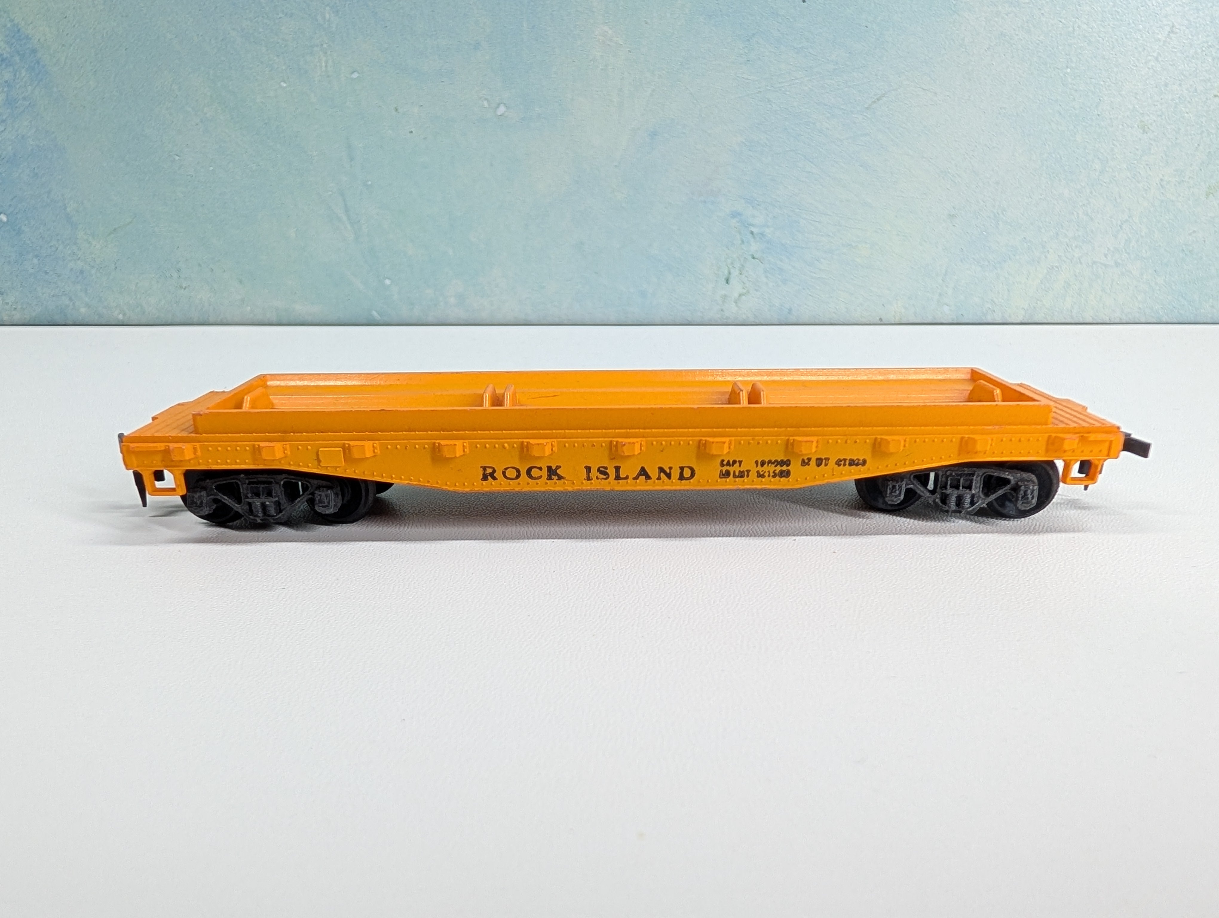 USED Mantua HO Scale Flat Car Rock Island