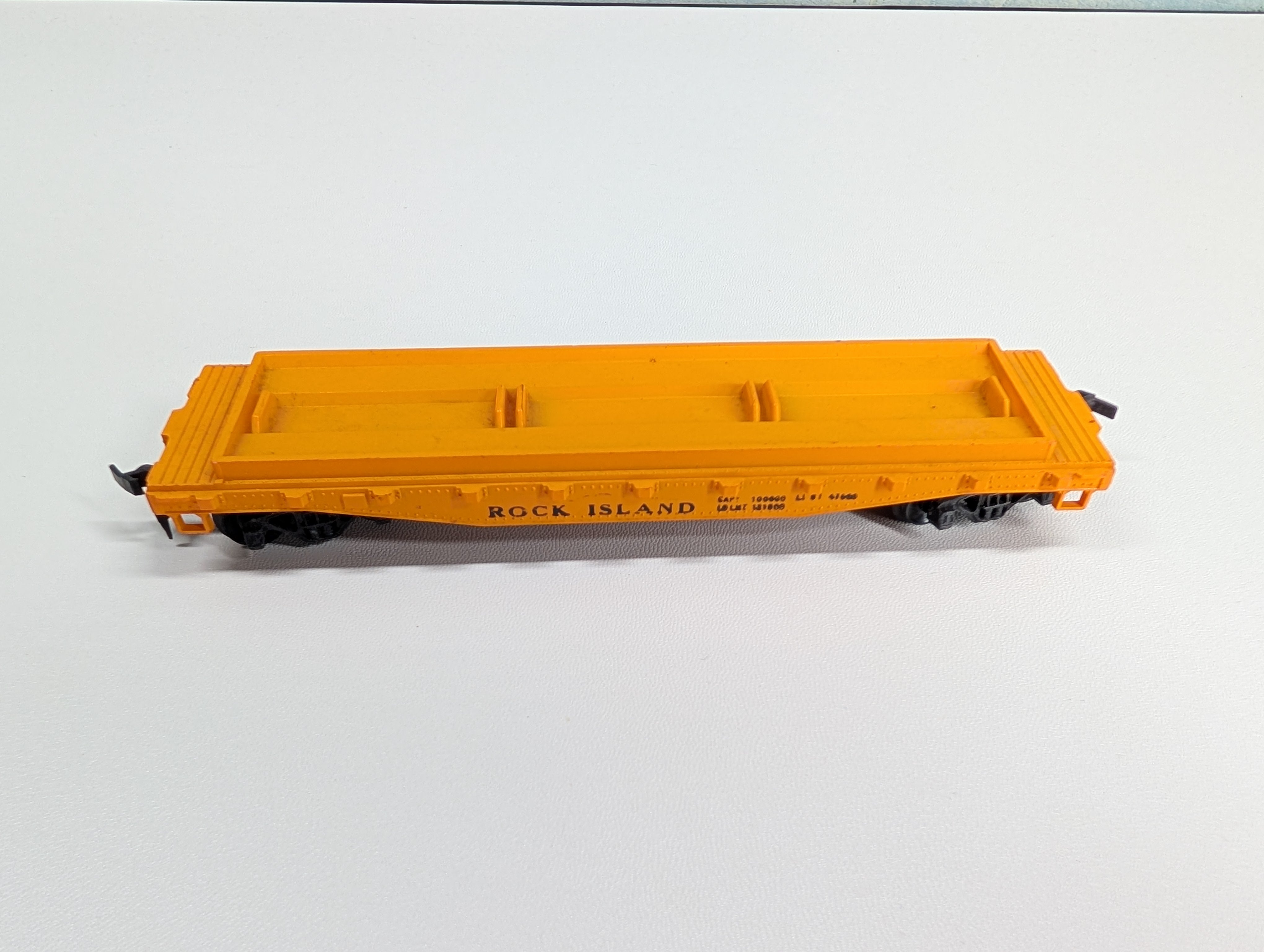 USED Mantua HO Scale Flat Car Rock Island
