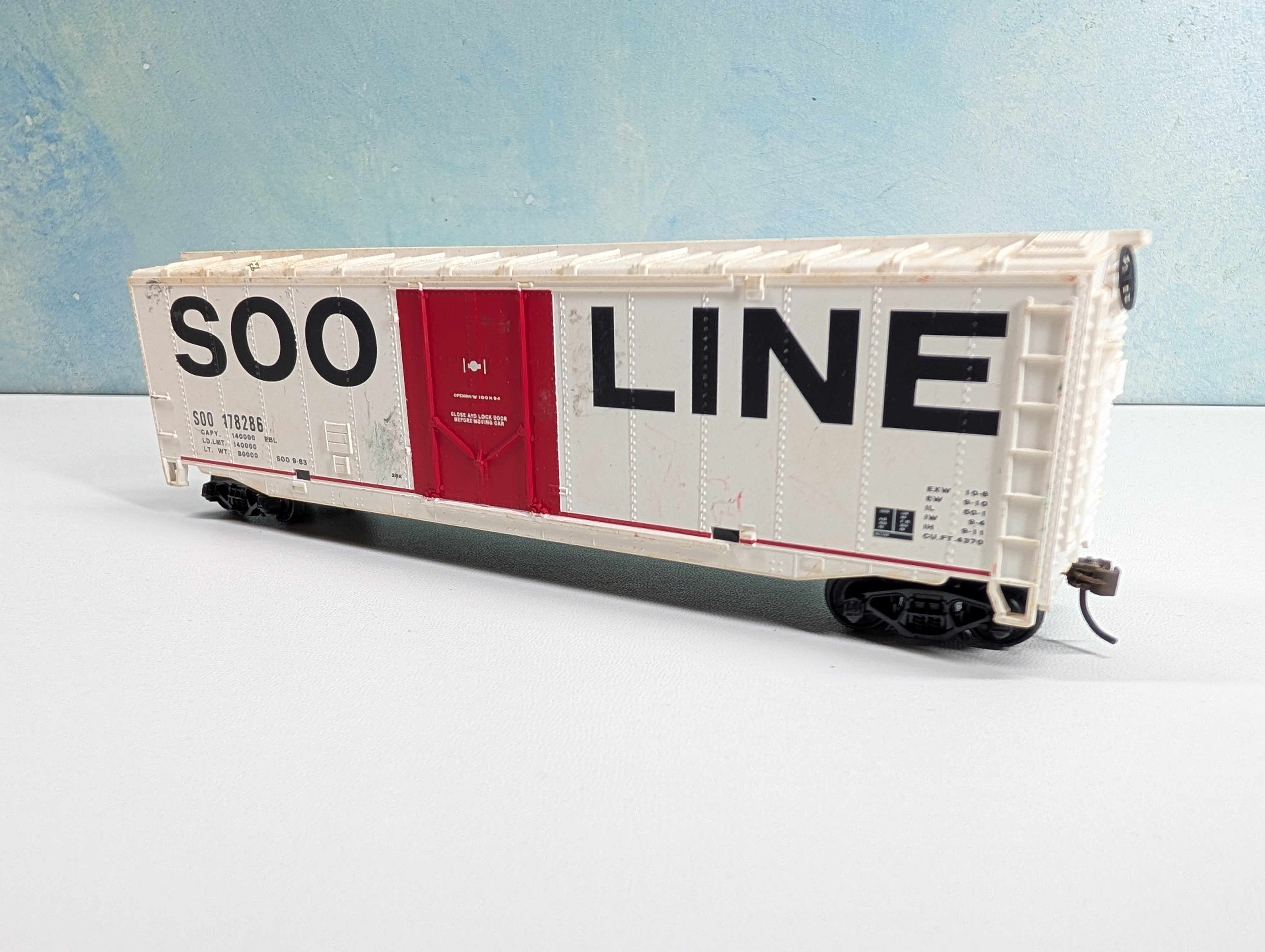 USED HO Scale 50' Box Car SOO Line #178286