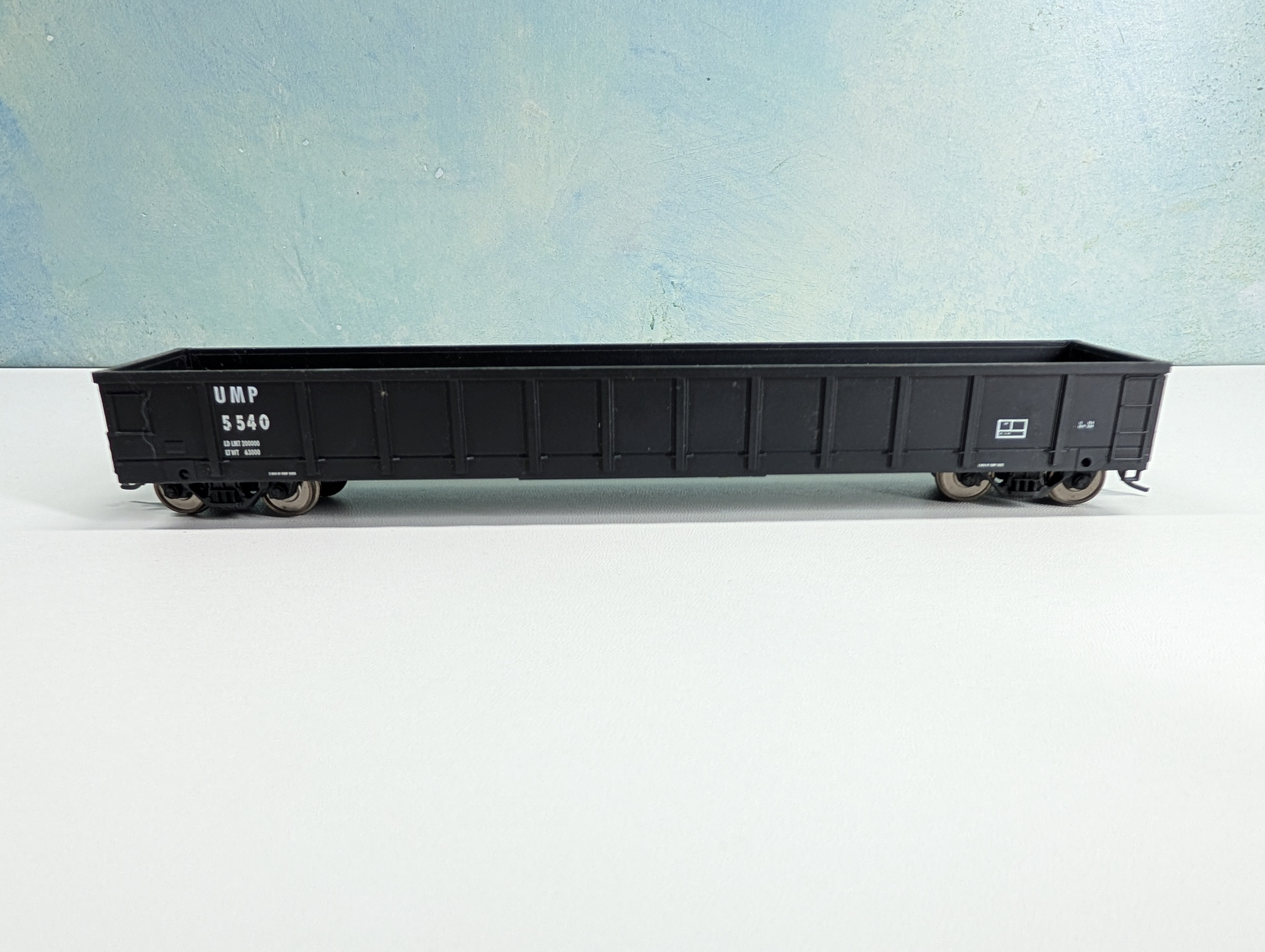 USED Atlas HO Scale 54' Gondola UMP #5540 Metal Wheels
