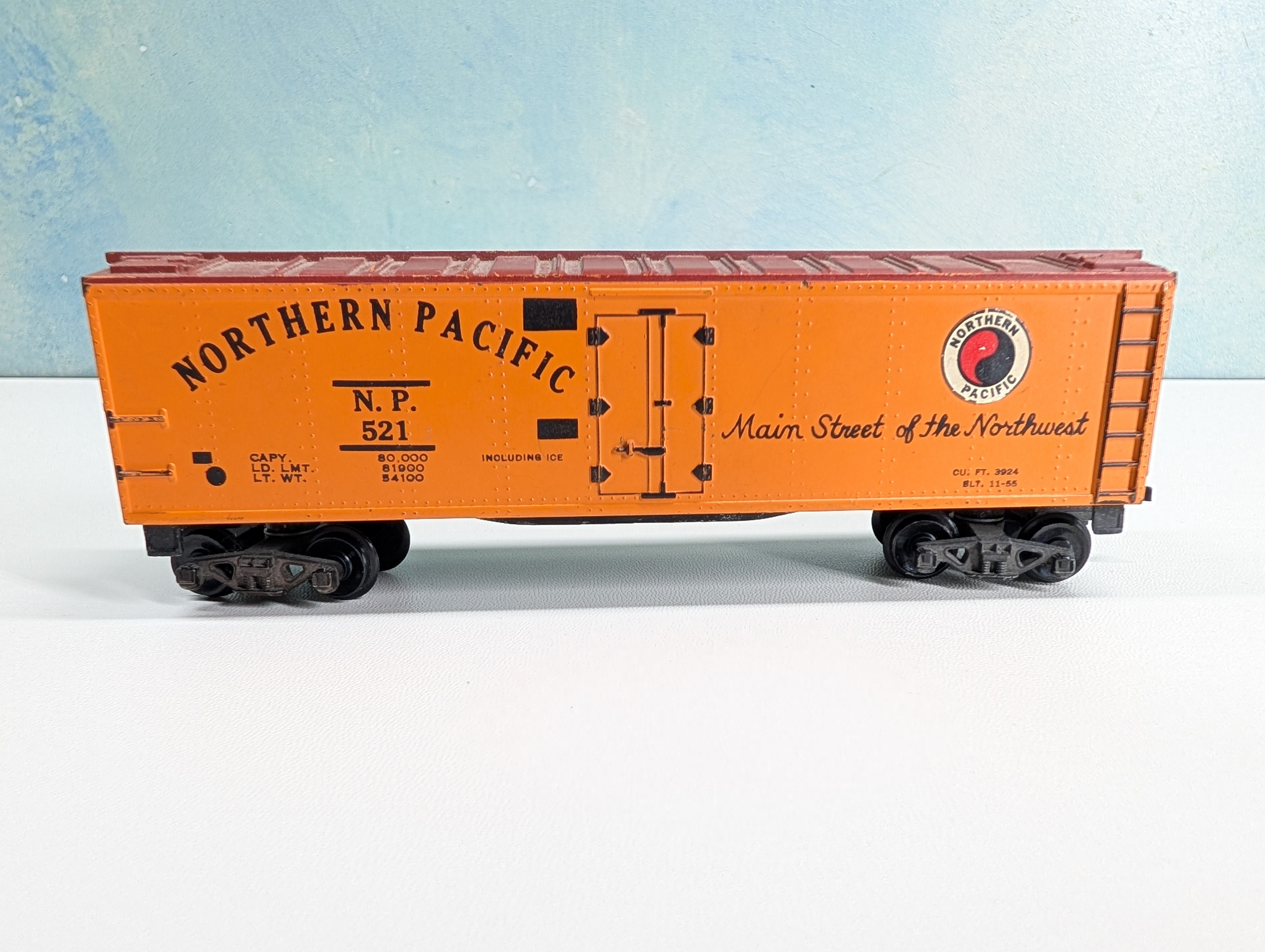 USED Gilbert HO Scale Reefer Northern Pacific NP #521