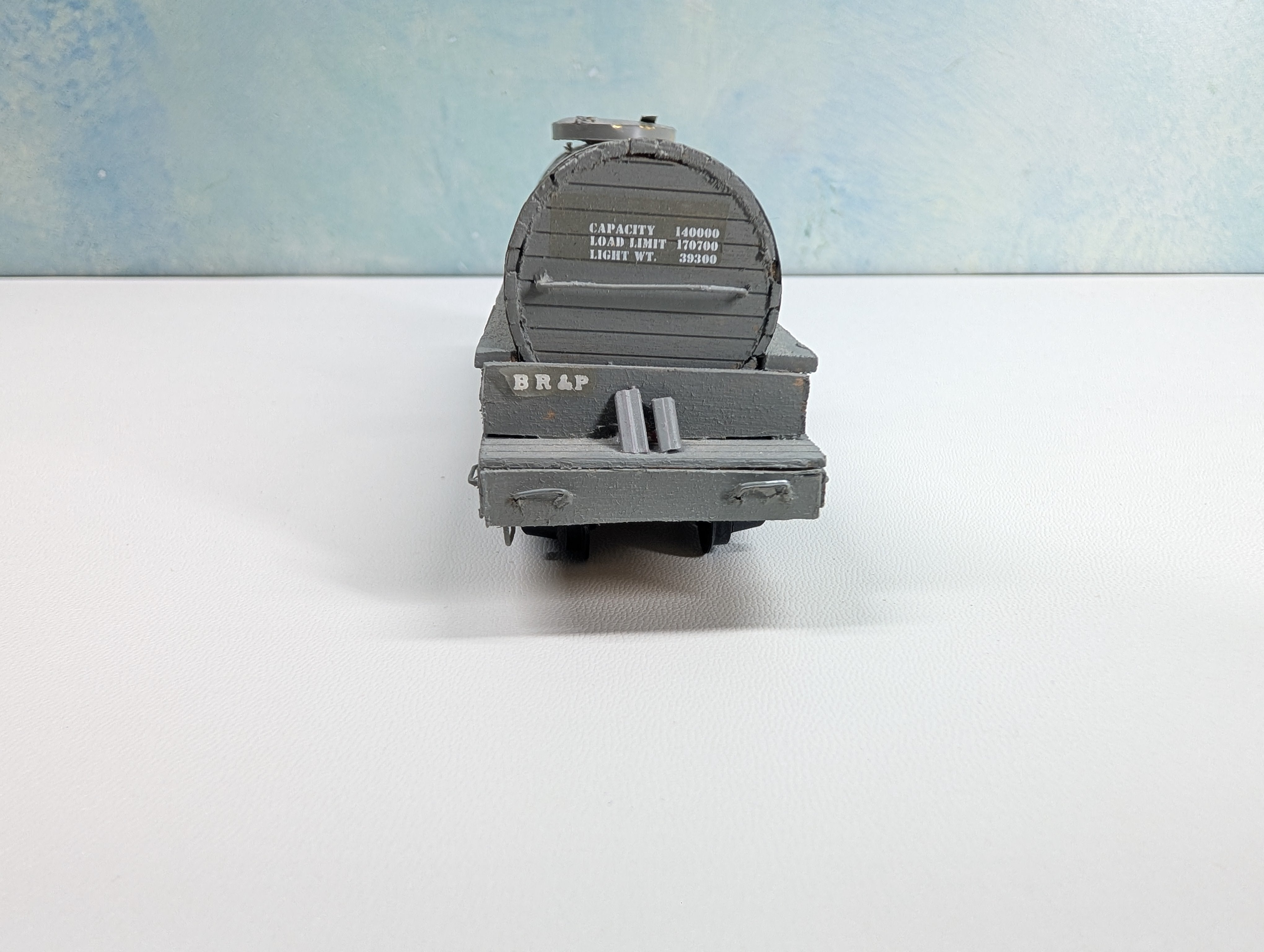 USED HO Scale Custom Wood Tank Car BR&P #11255