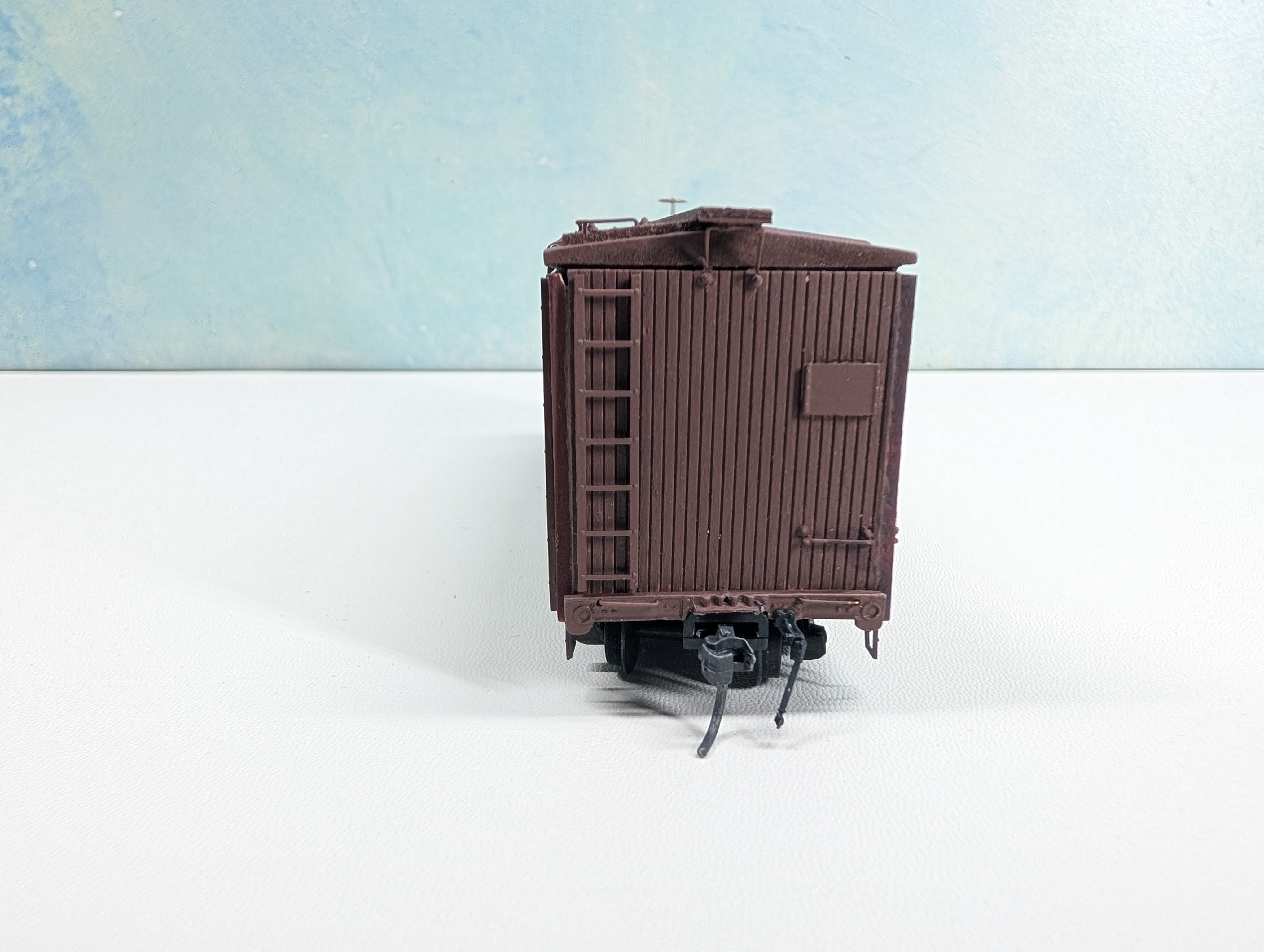 USED HO Scale Wood Built Box Car Pennsylvania PRR #27275 Metal Wheels