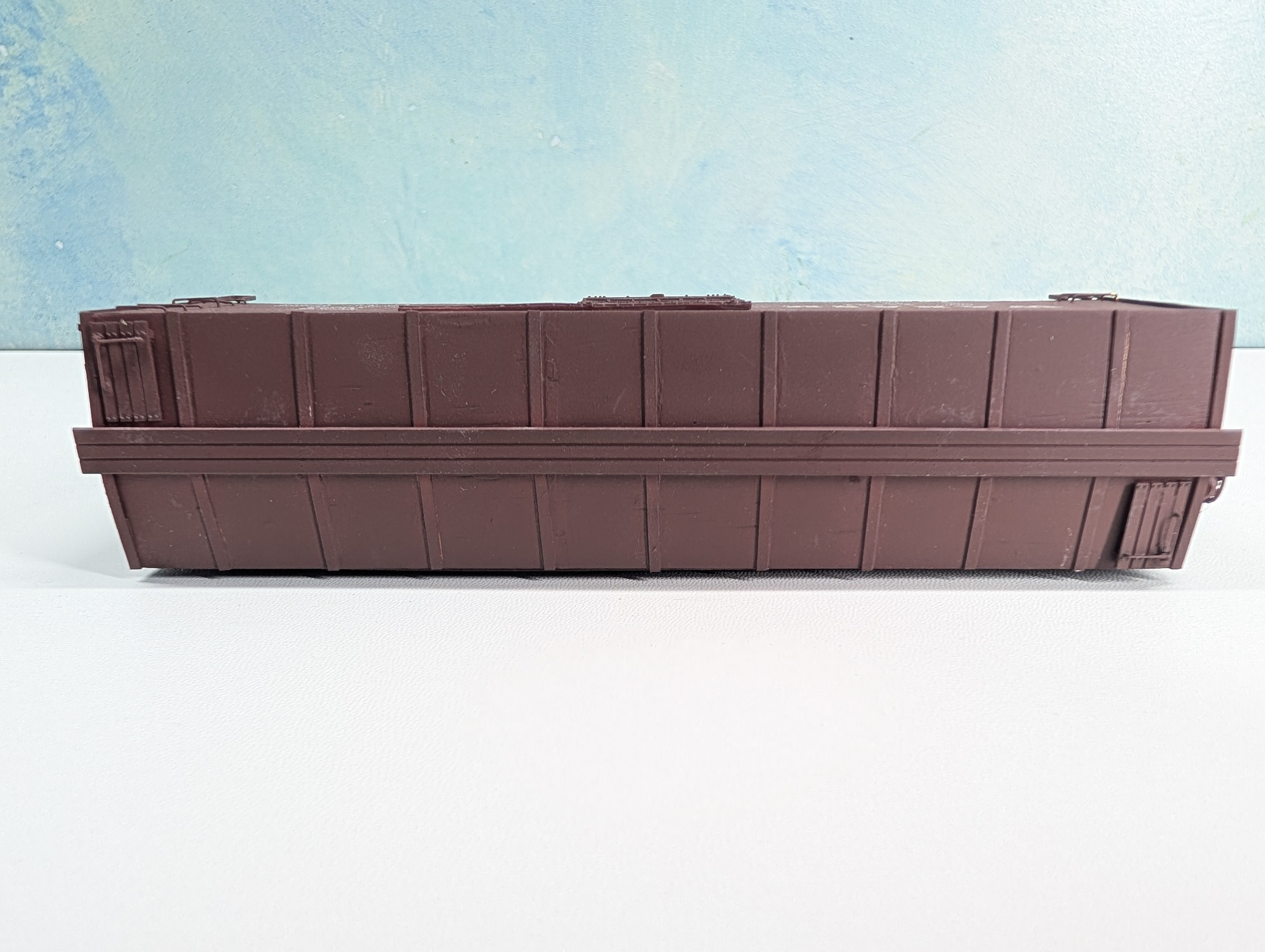 USED HO Scale Wood Built Box Car Wabash WAB #78943 Metal Wheels