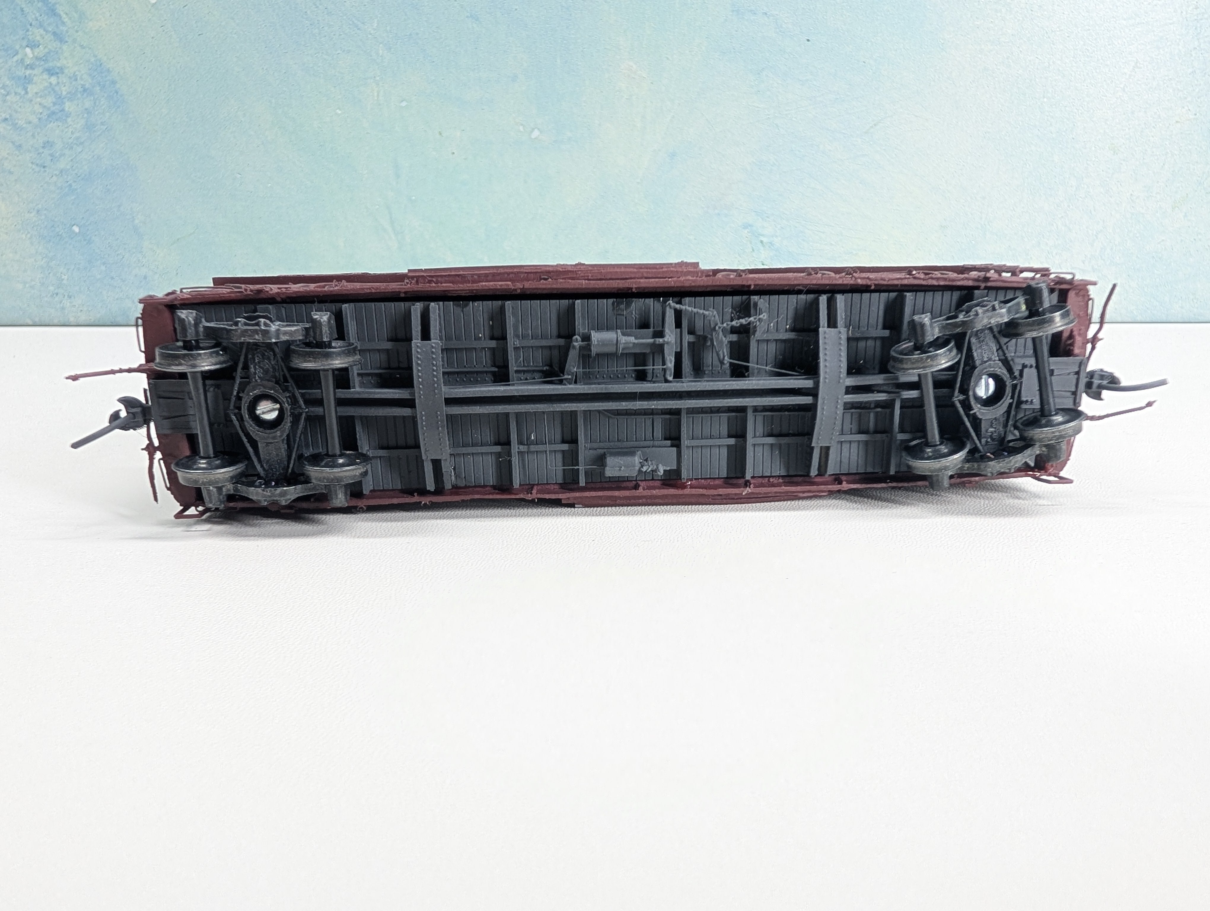 USED HO Scale Wood Box Car Pennsylvania PRR #40510 Metal Wheels