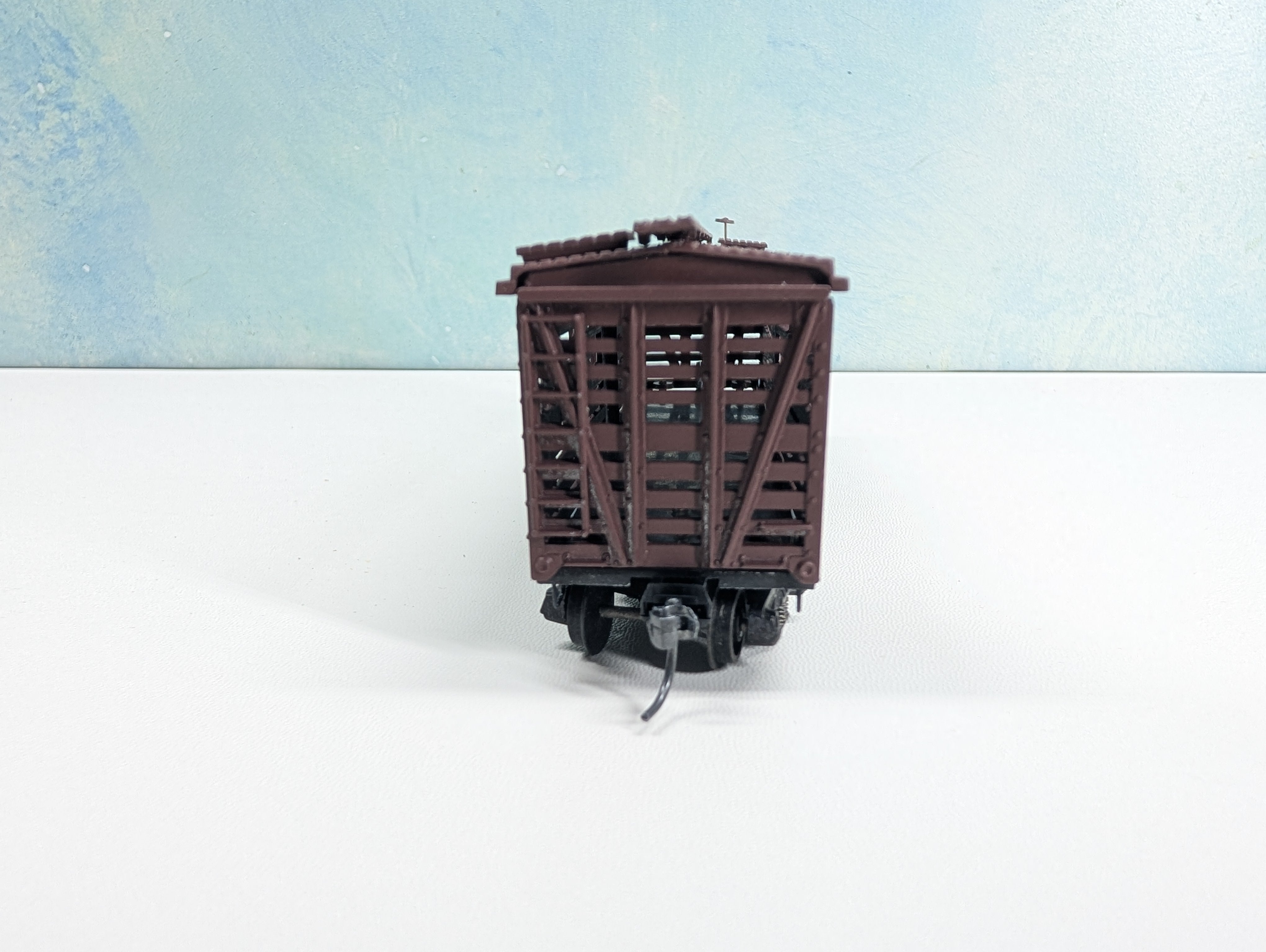 USED HO Scale Cattle Stock Car Southern #45912 Metal Wheels, Metal