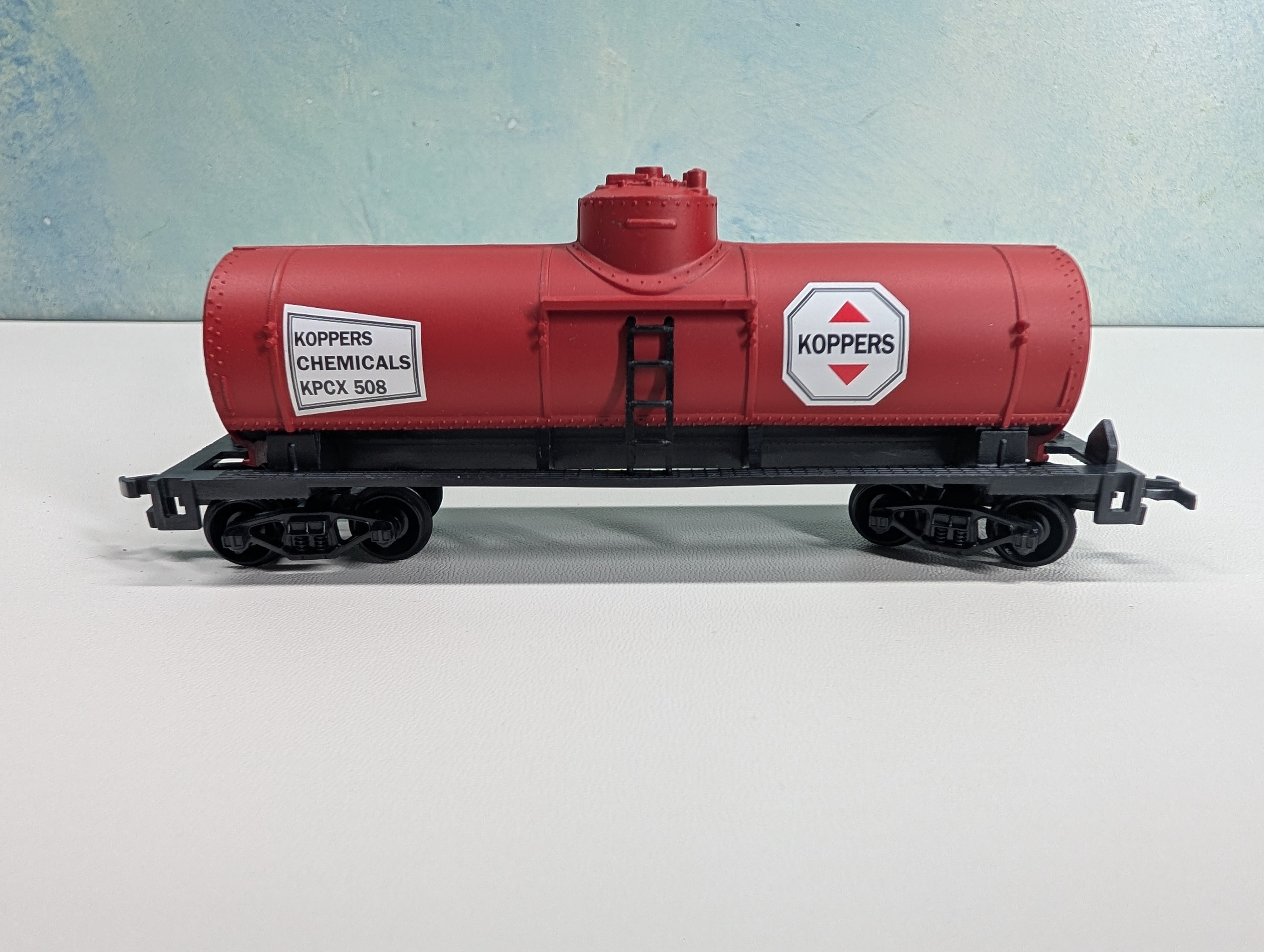 USED Life-Like HO Scale Single Dome Tank Car Koppers Chemicals KPCX #508