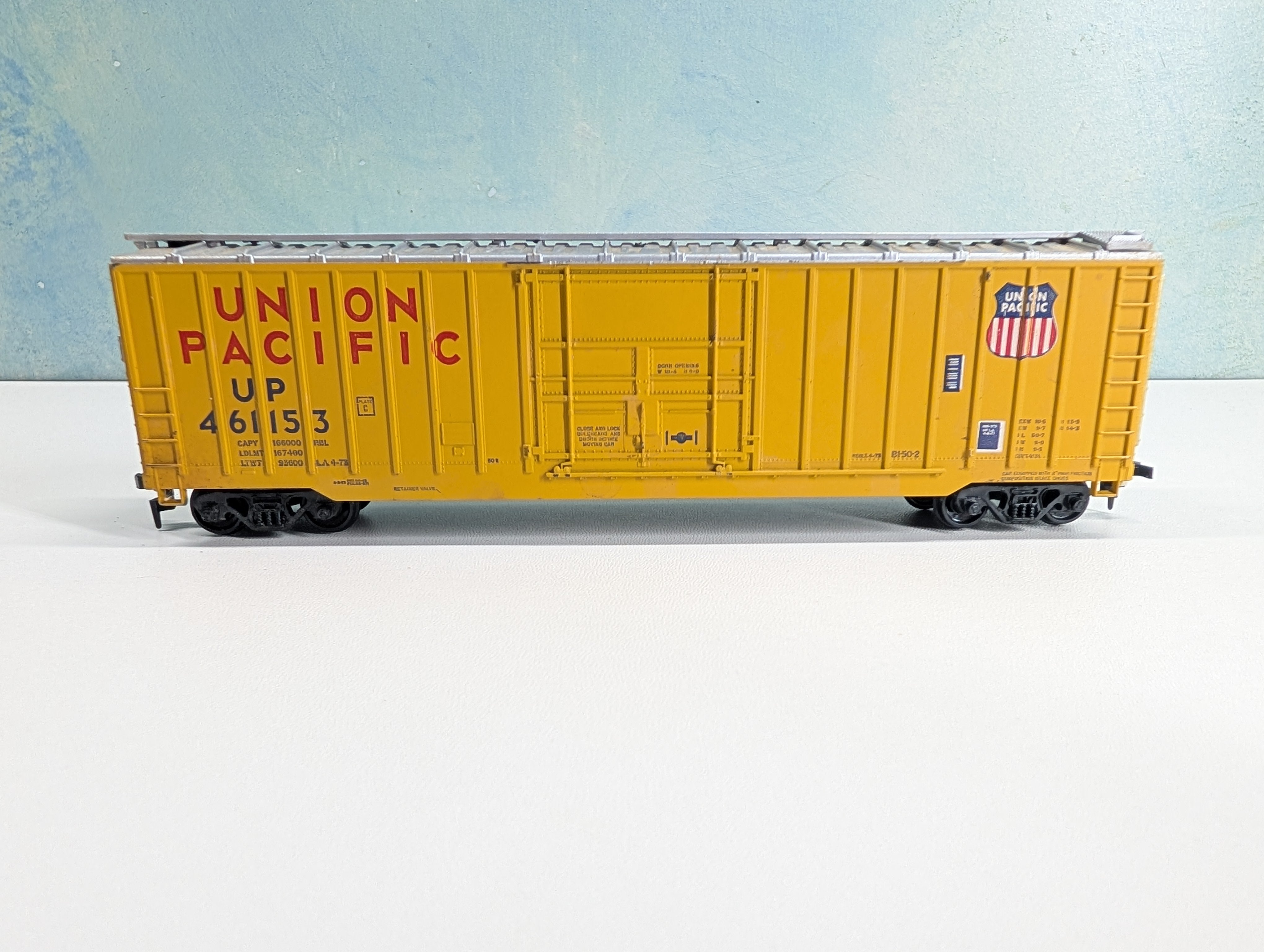 USED Athearn HO Scale 50' Box Car Union Pacific UP #461153