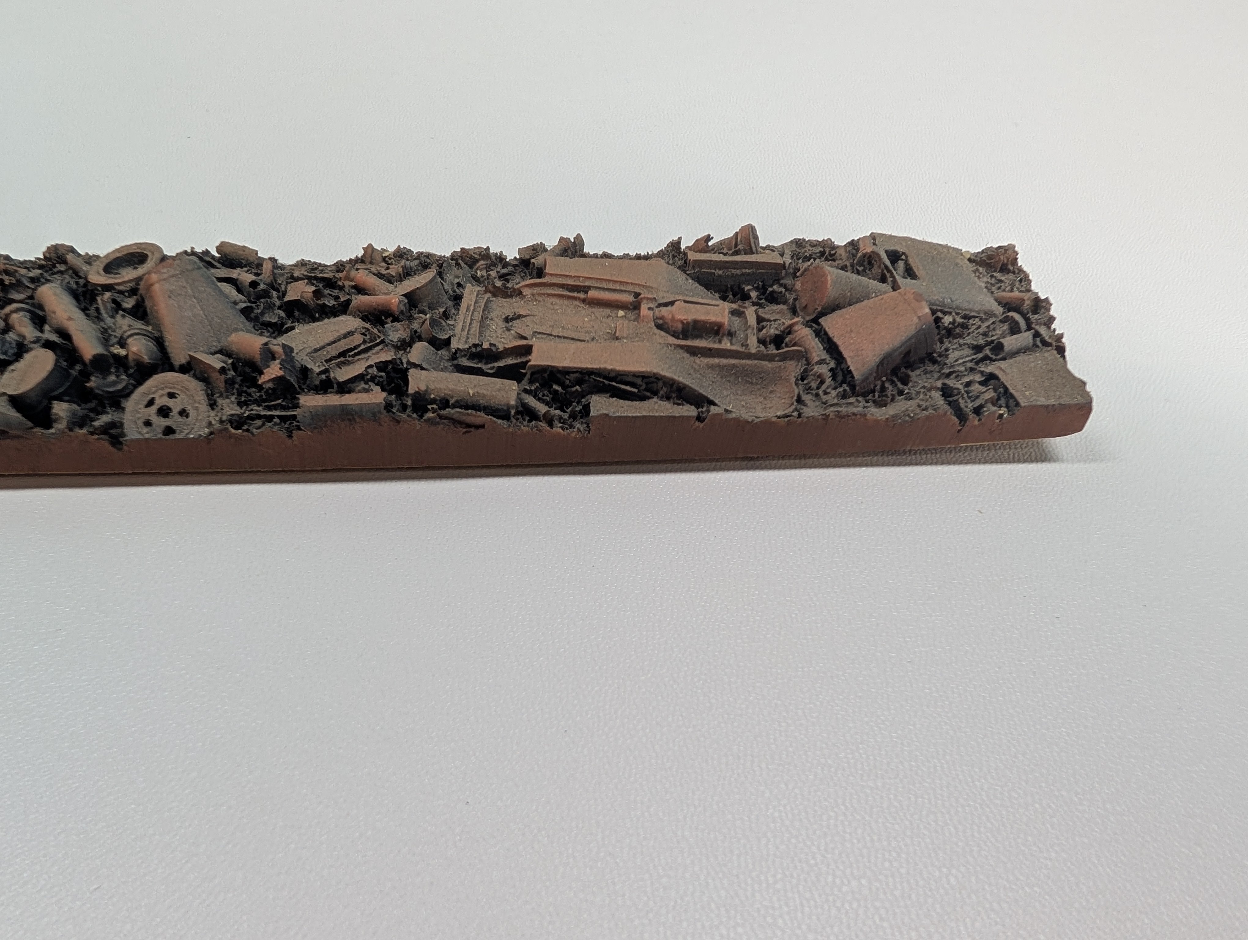 USED HO Scale Weathered Metal Scrap Load