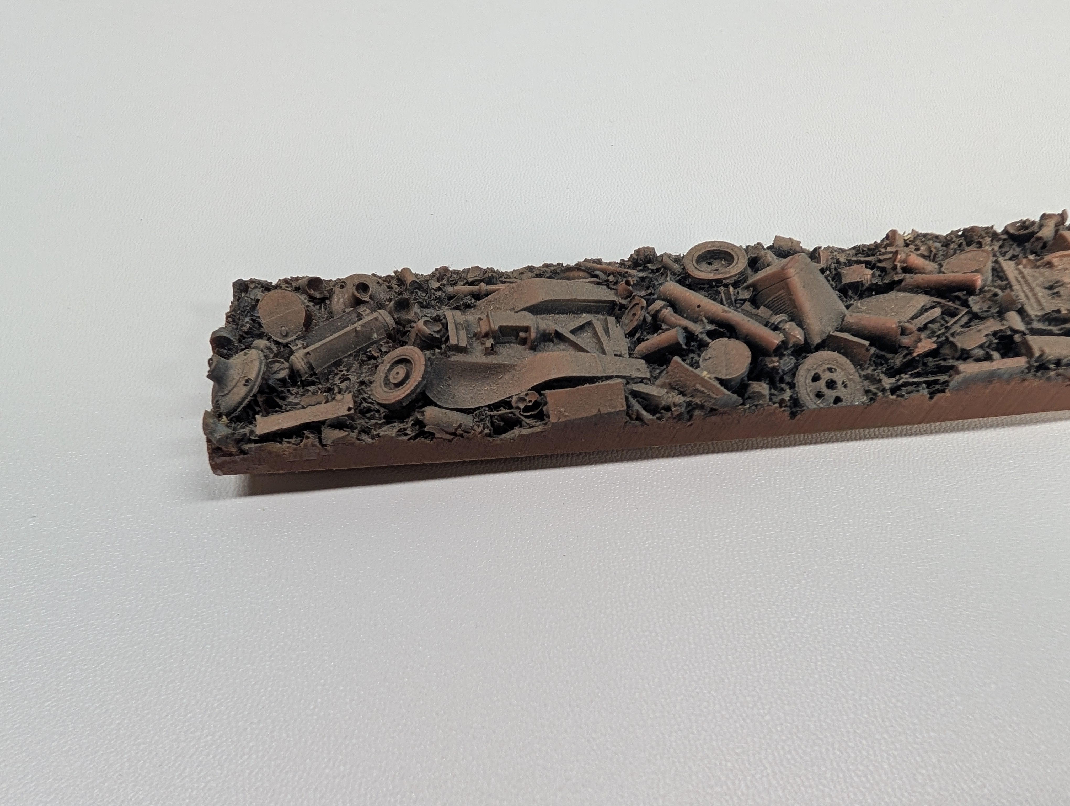 USED HO Scale Weathered Metal Scrap Load