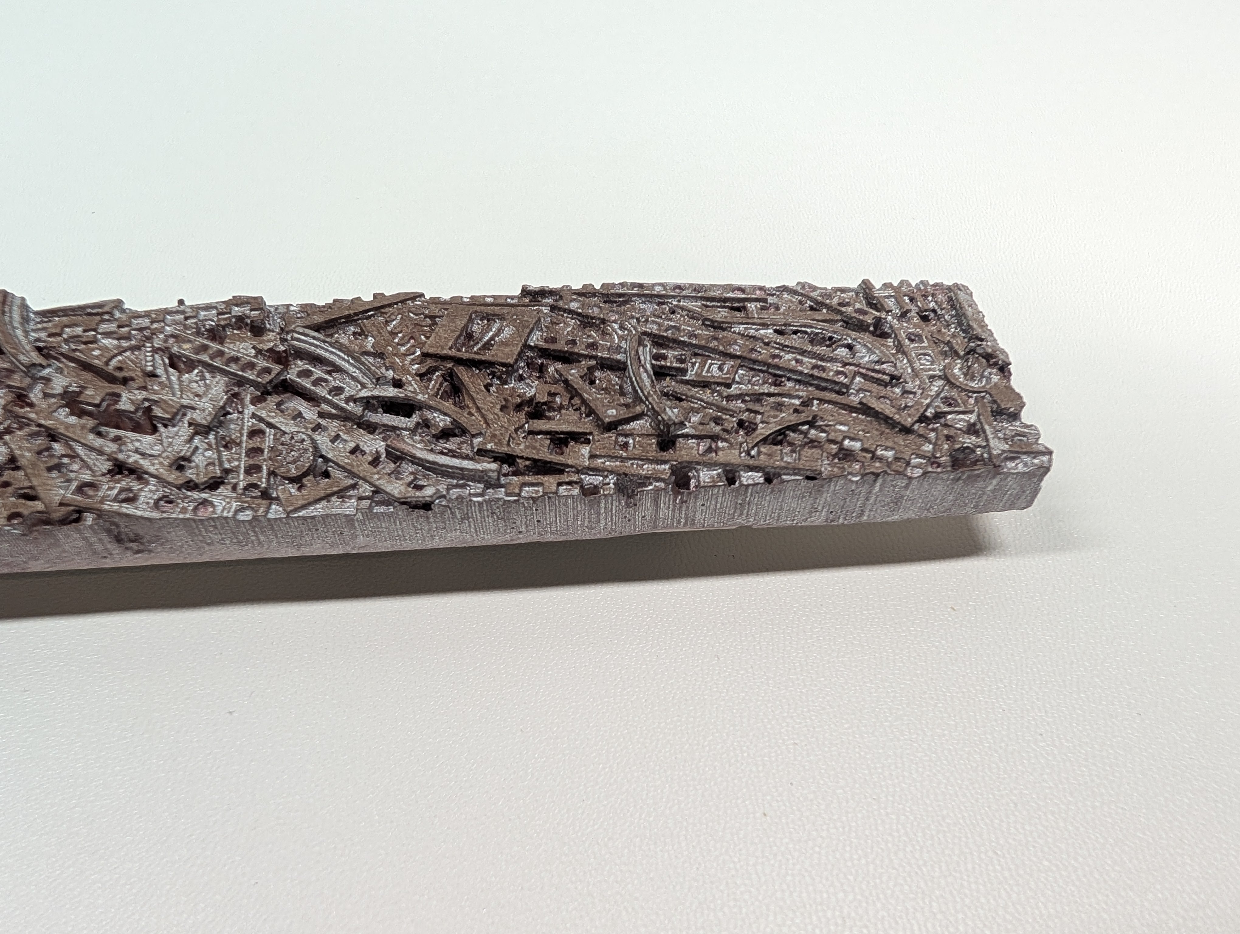 USED HO Scale Weathered Metal Scrap Load