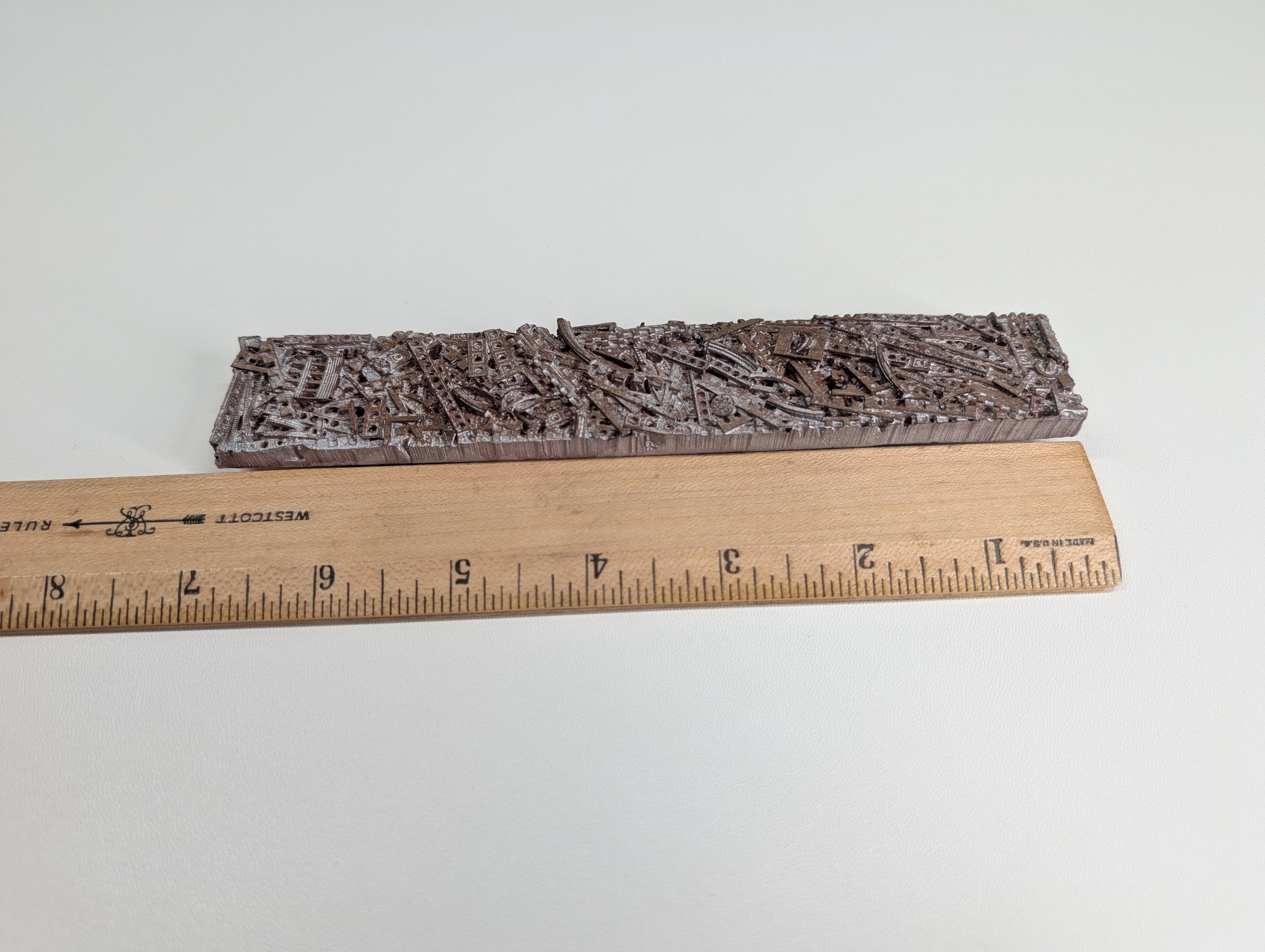 USED HO Scale Weathered Metal Scrap Load