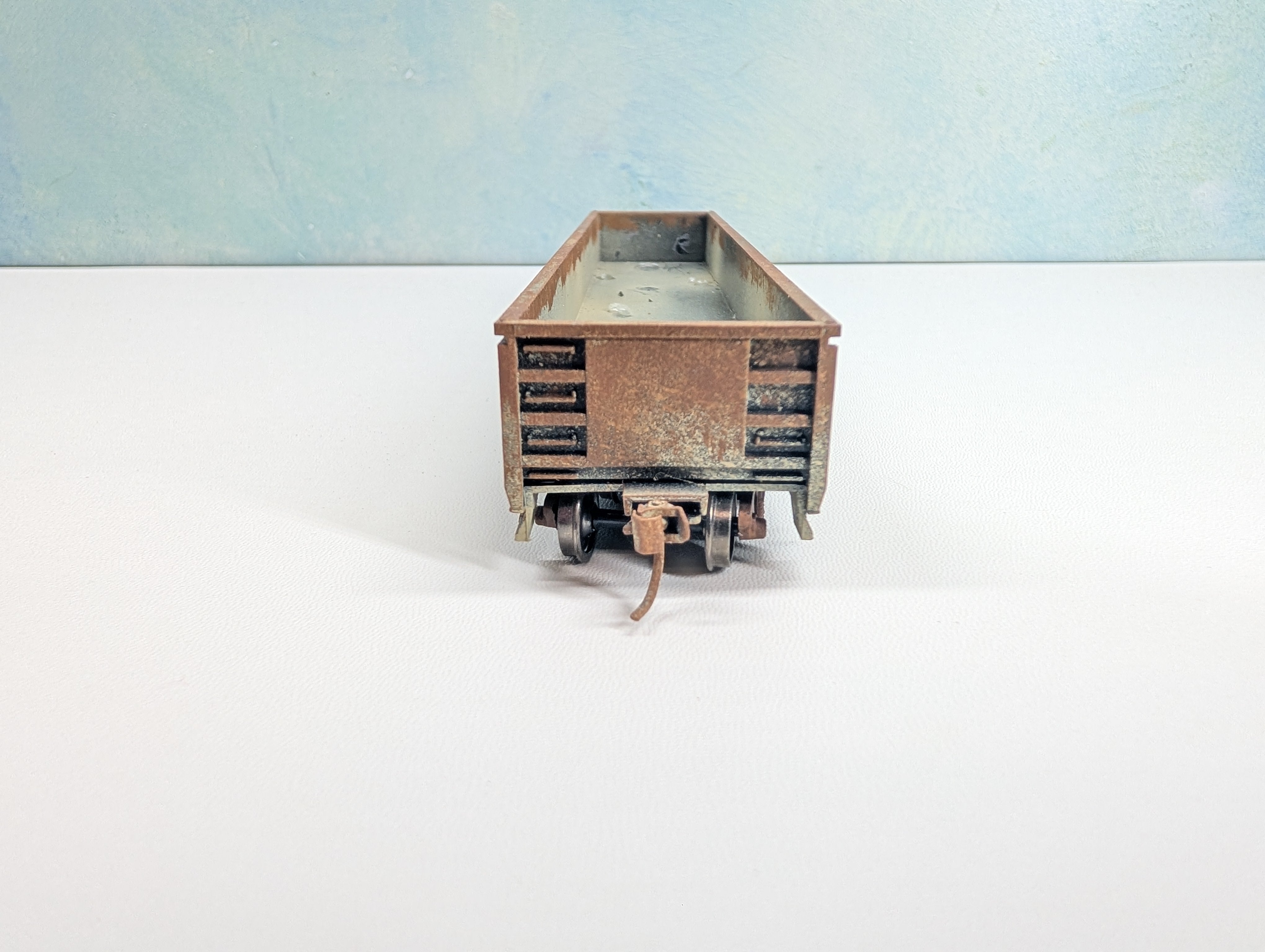 USED Roundhouse HO Scale Weathered 52' Gondola Providence Northern PN #20102 Metal Wheels