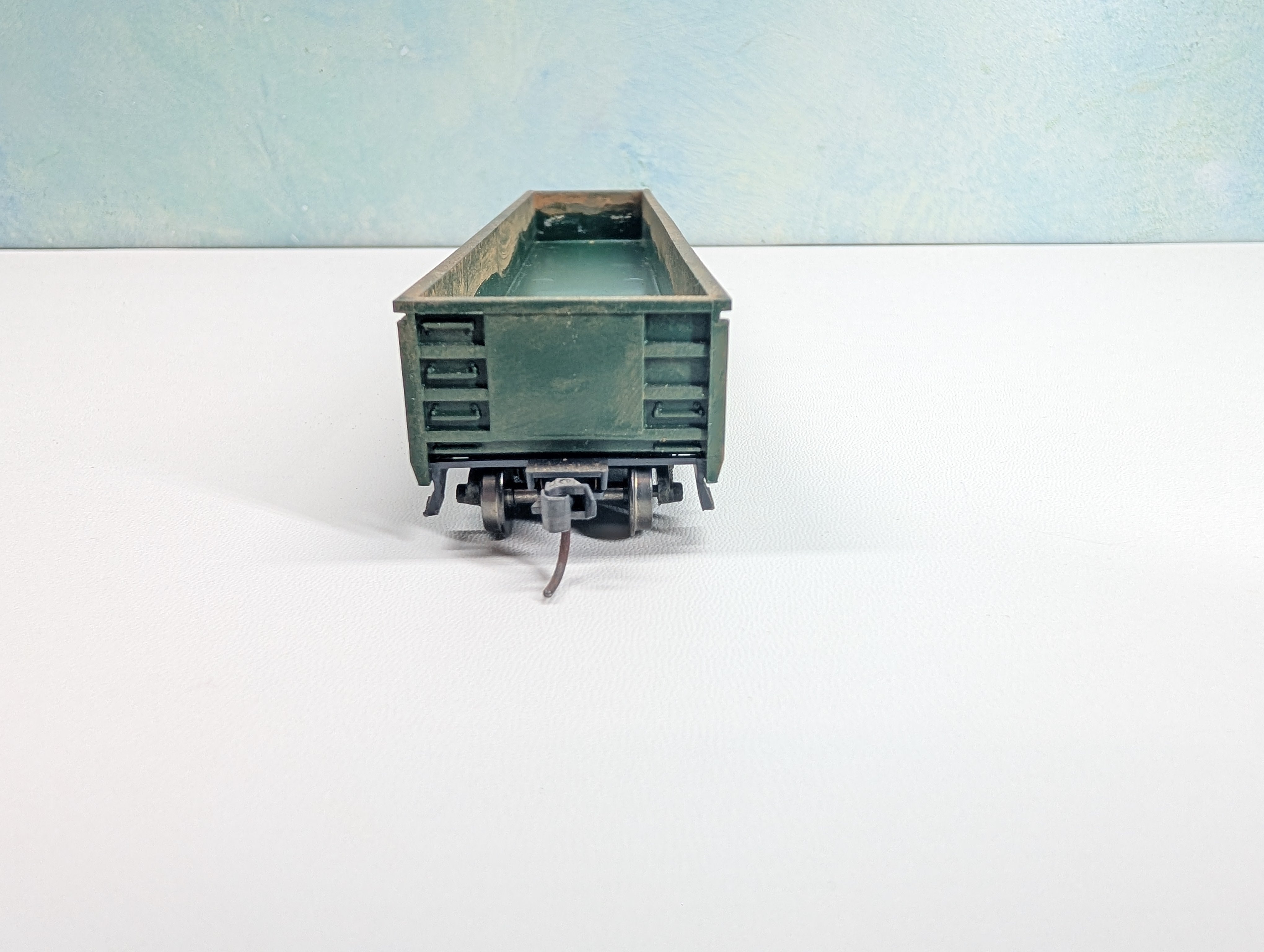 USED Roundhouse HO Scale Weathered 52' Gondola Maine Central MEC #1115 Metal Wheels