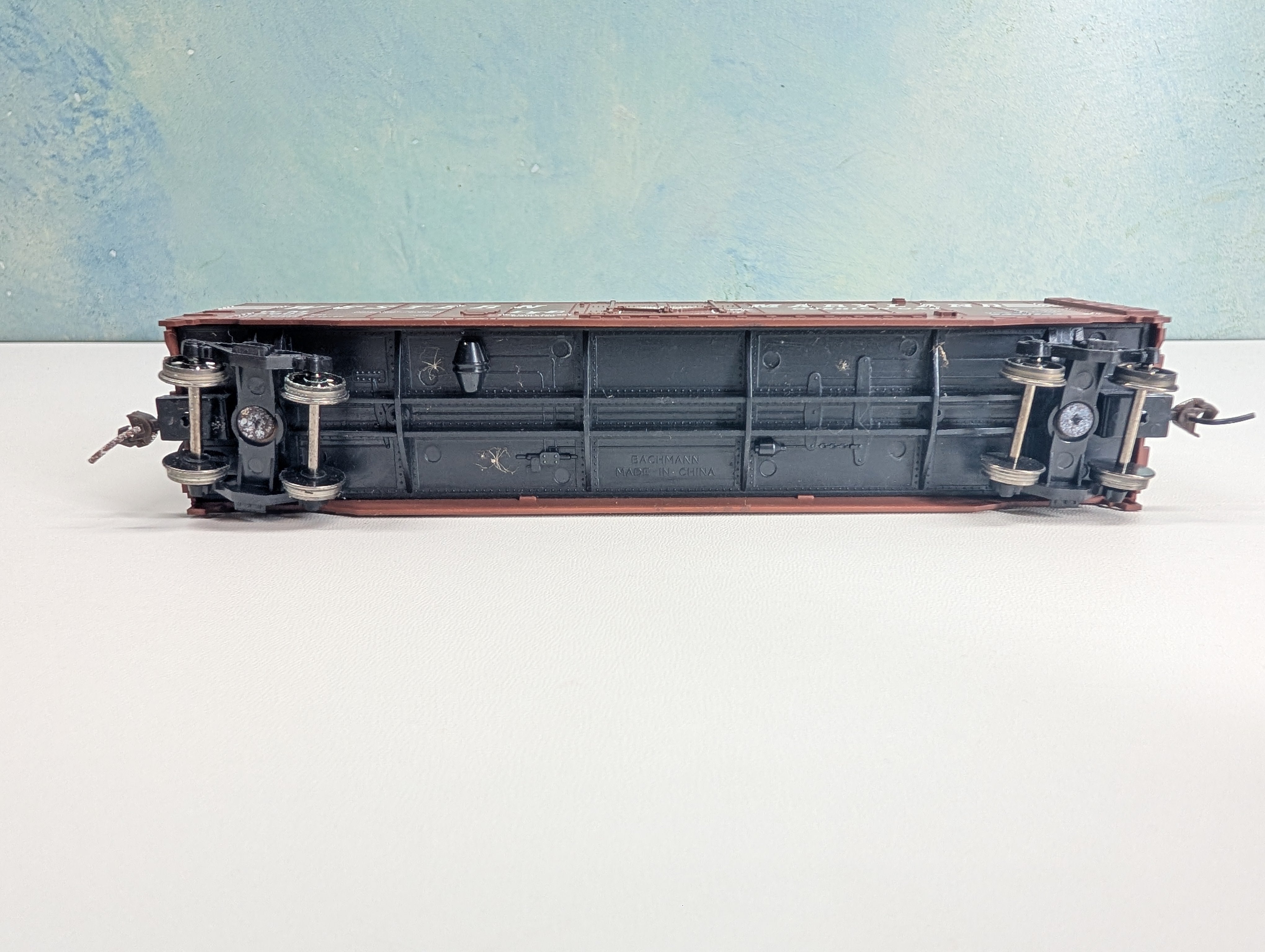 USED Bachmann HO Scale 50' Box Car Western Maryland WM #36003 Metal Wheels