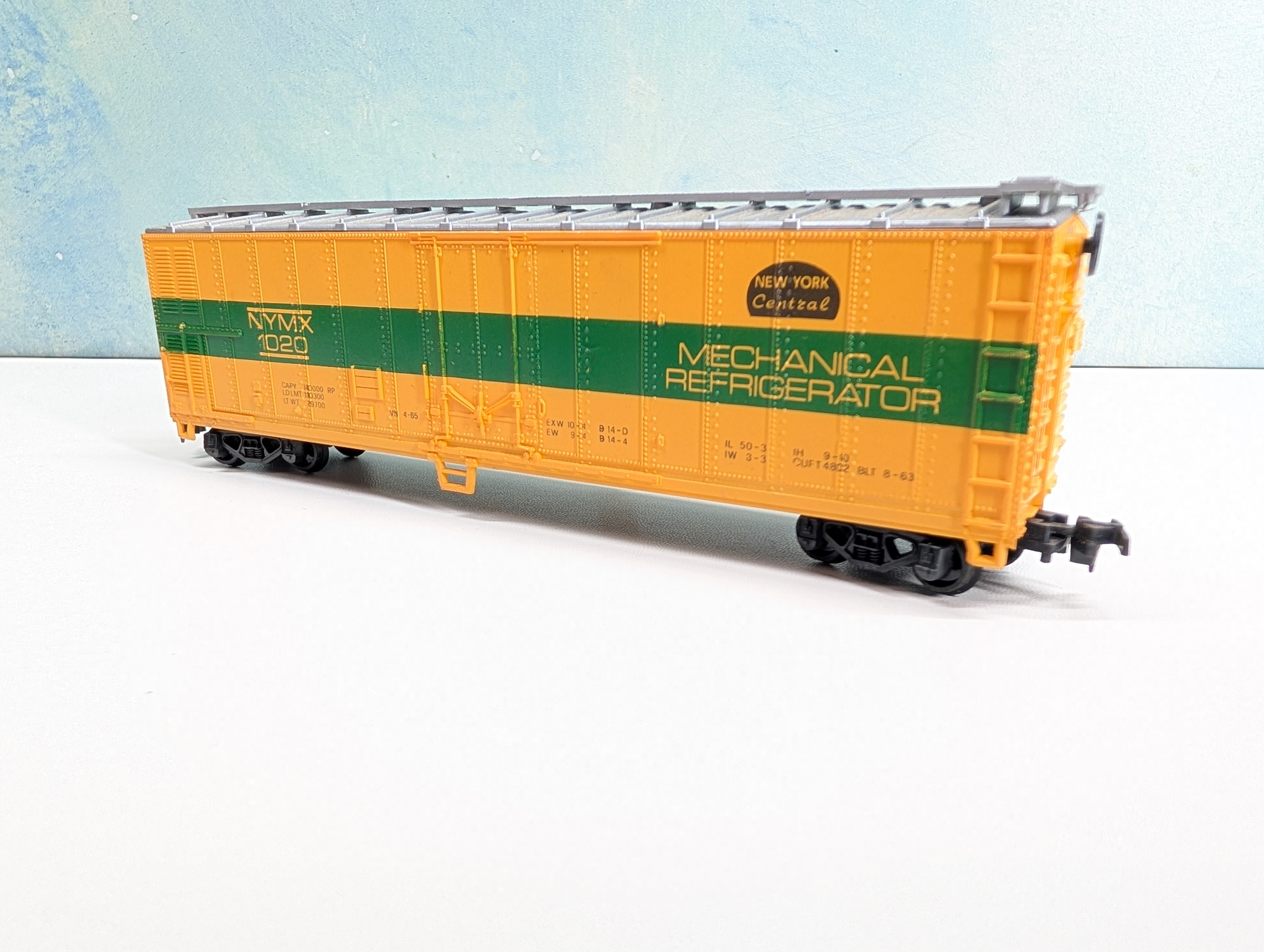 USED PMI HO Scale 50' Reefer Box Car New York Central NYMX #1020