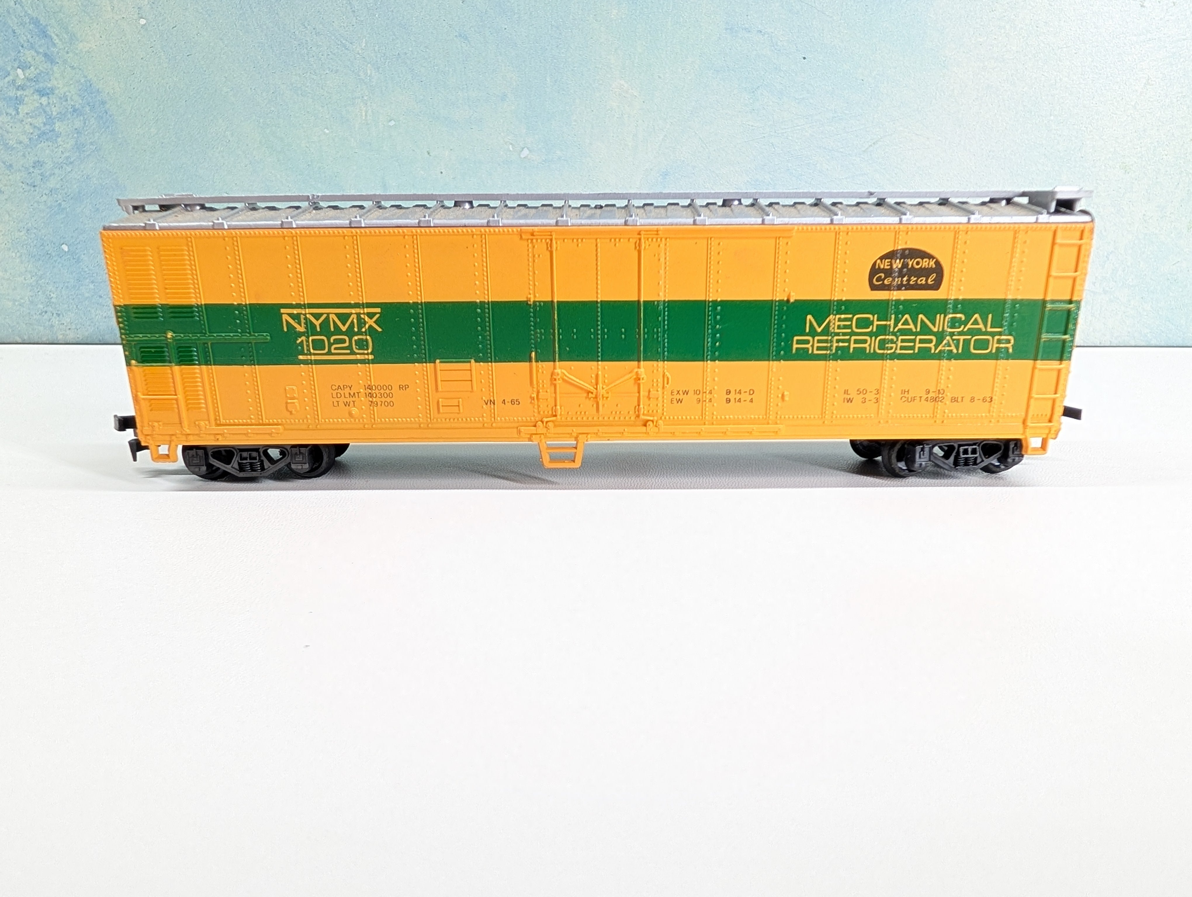 USED PMI HO Scale 50' Reefer Box Car New York Central NYMX #1020