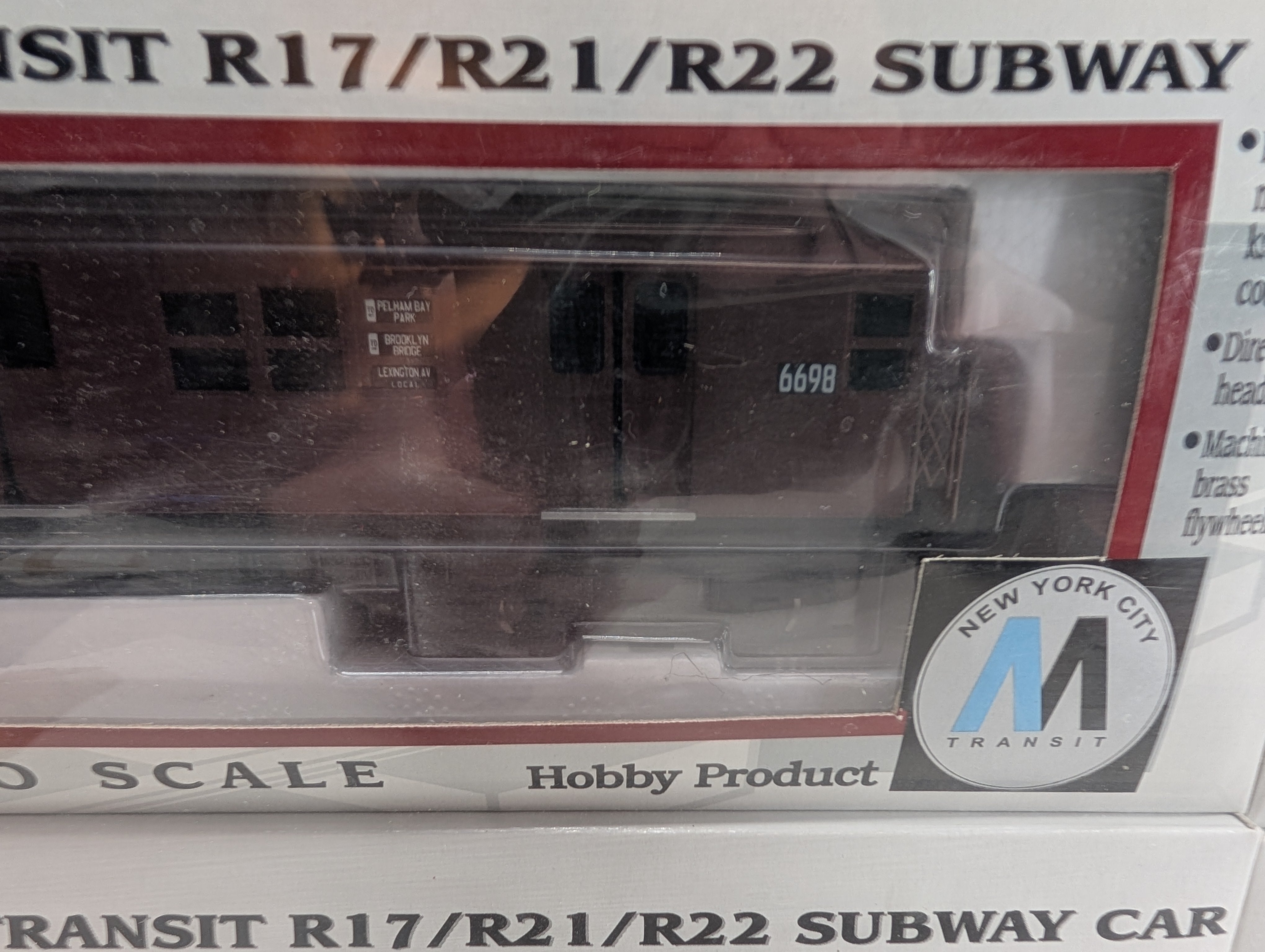 Life-Like 920-31017 HO Scale Proto 1000 Subway Cars (Sealed) R17 New York City Transit 1 Powered & 3 Unpowered Set DC