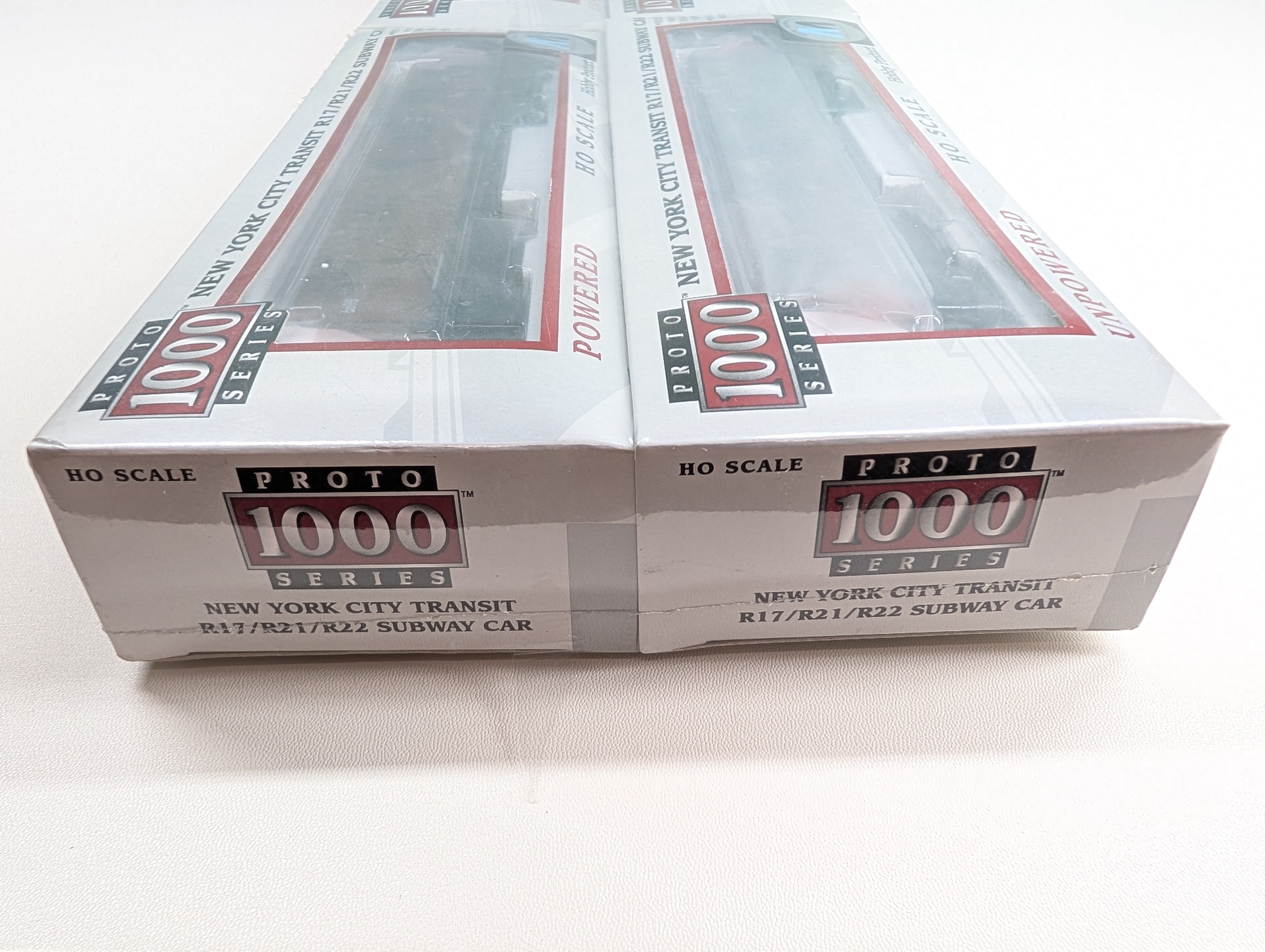 Life-Like 920-31017 HO Scale Proto 1000 Subway Cars (Sealed) R17 New York City Transit 1 Powered & 3 Unpowered Set DC