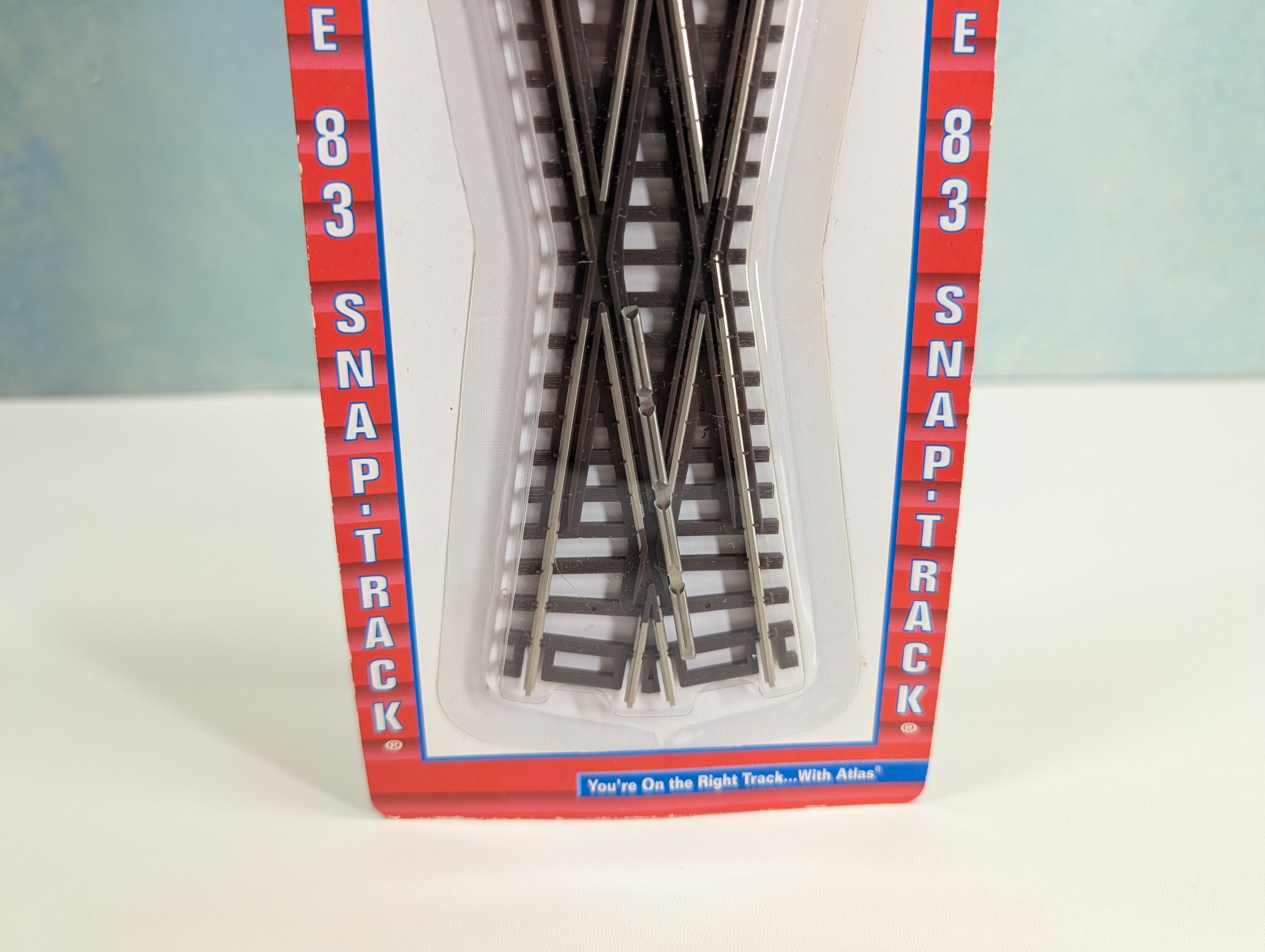 Atlas 572 HO Scale 19 Degree Crossing Nickel Silver Code 83 Track
