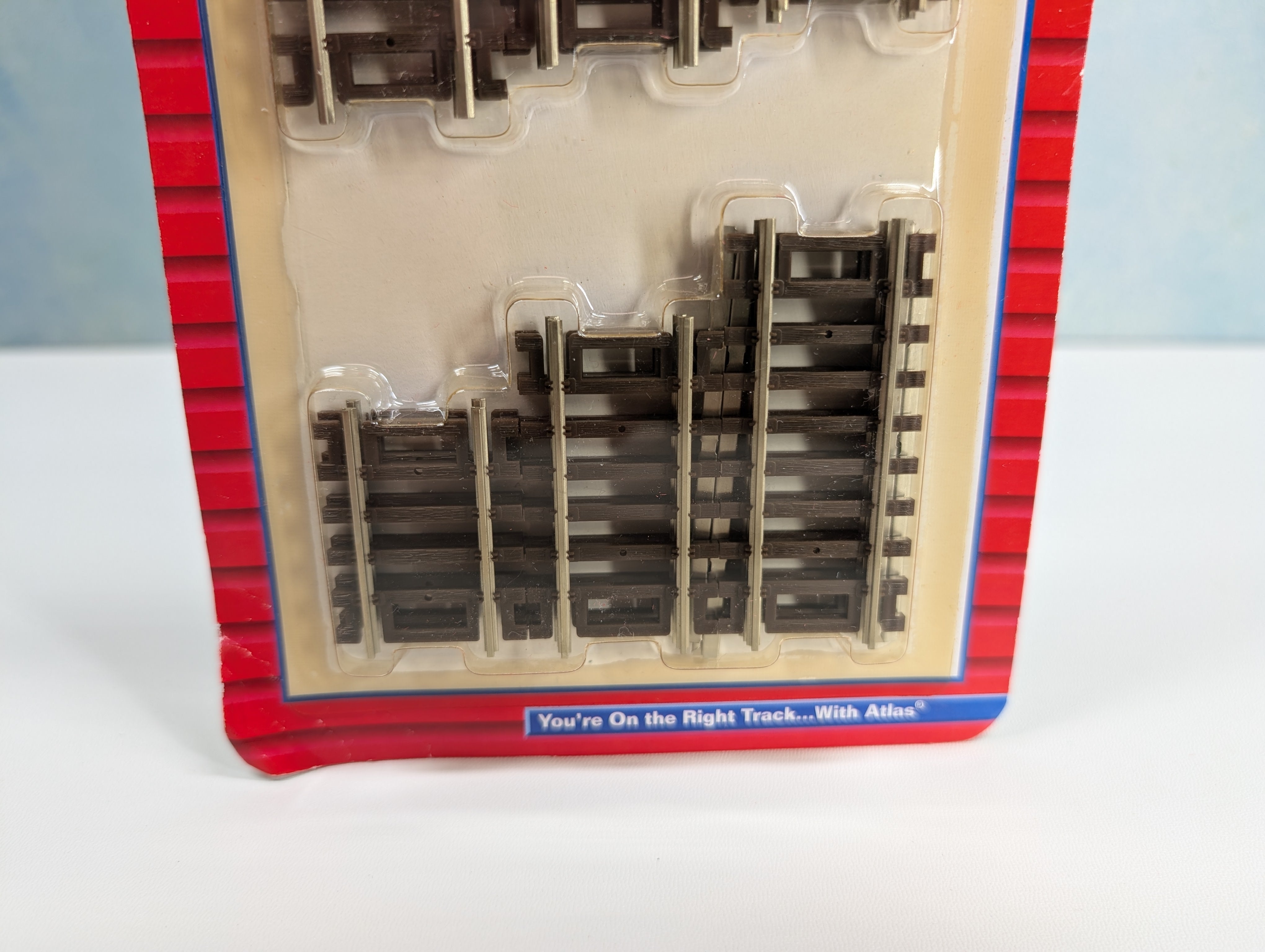 Atlas 524 HO Scale Straight Track Assortment Nickel Silver Code 83 Track (12 pcs)