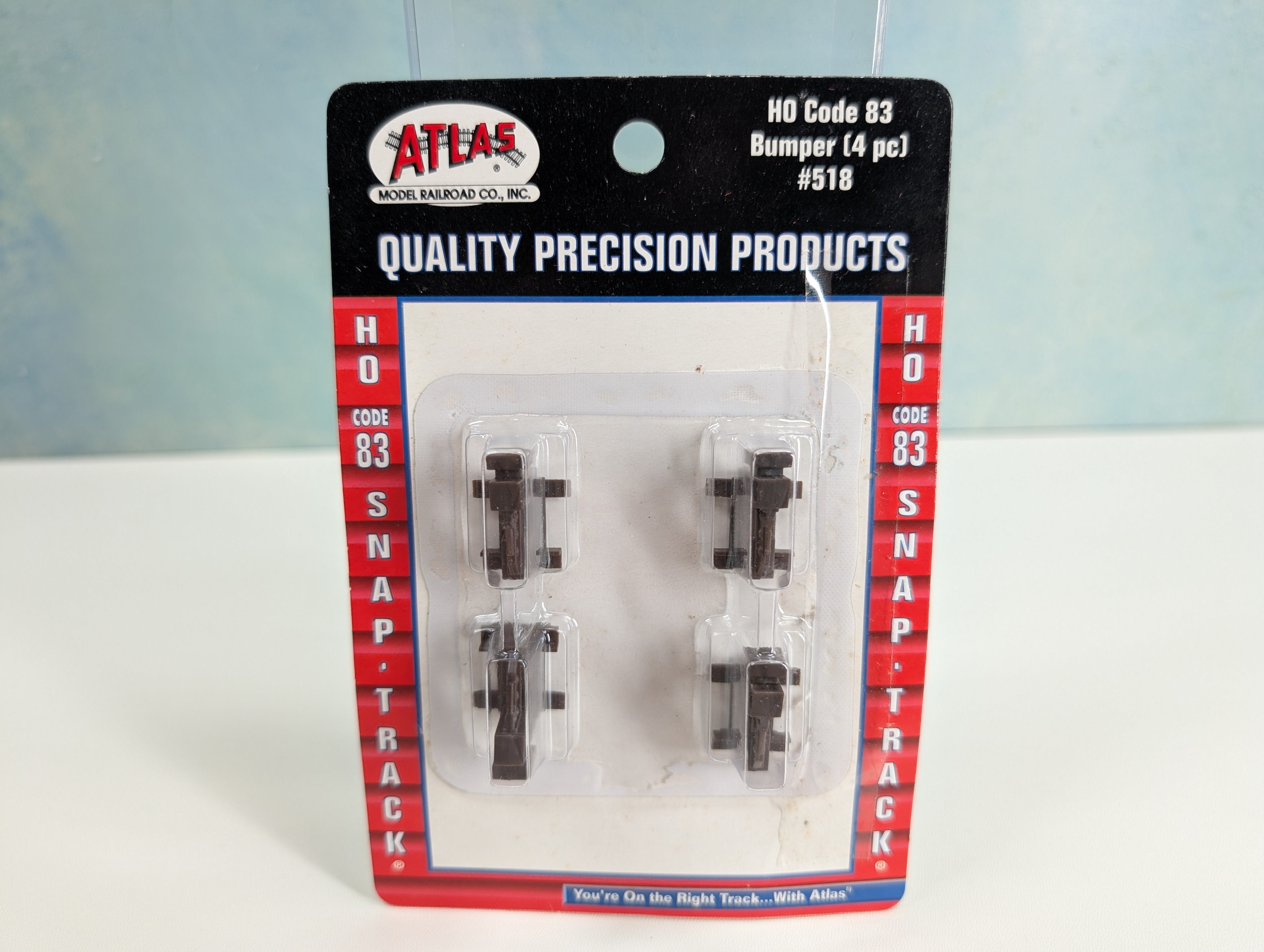 Atlas 518 HO Scale Bumper Code 83 Track (4 pcs)