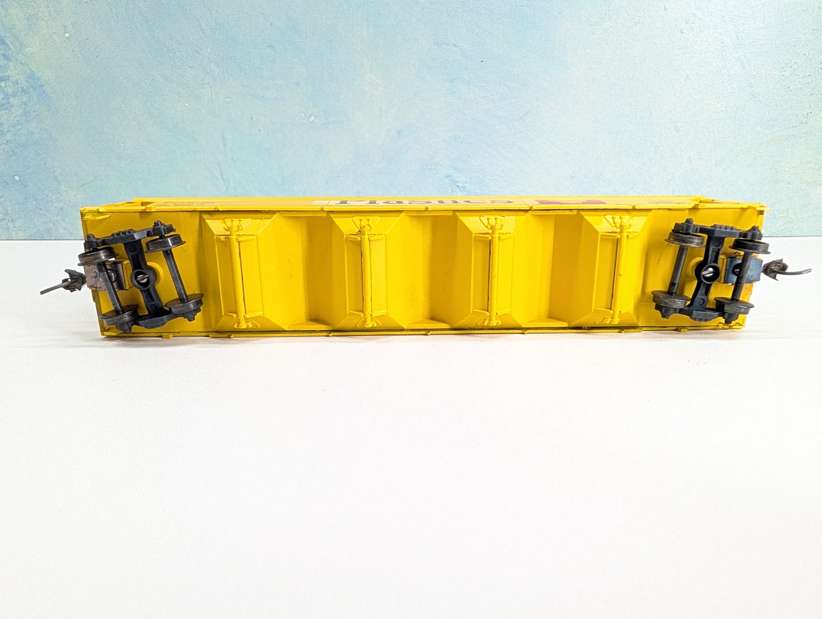 USED Athearn 1910 HO Scale 55' Center Flow Hopper Shell Oil SCPX #5220 Plastics, Metal Wheels