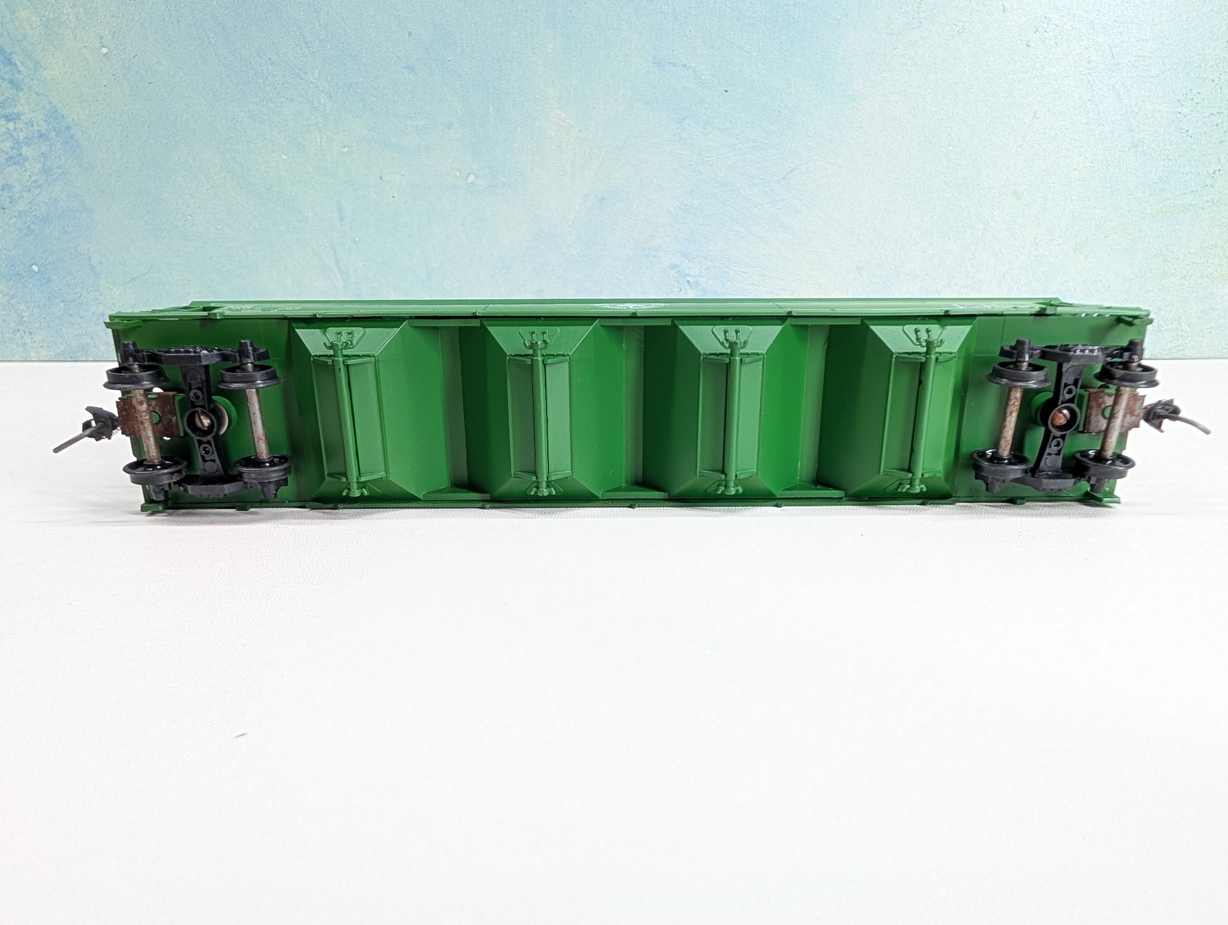 USED Athearn 340 HO Scale ACF Center Flow Hopper Ashley Drew & Northern ADN #3002 Bev-Bel
