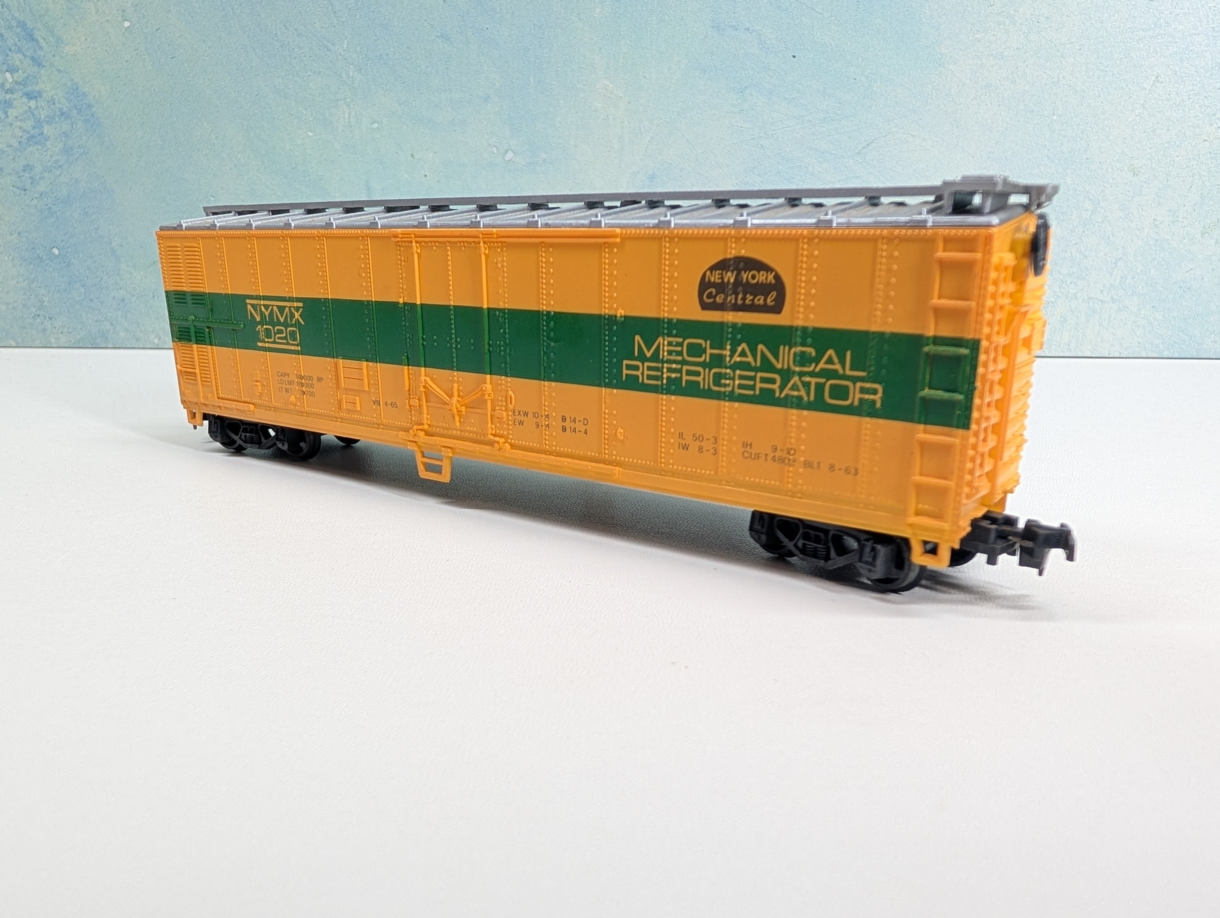 USED PMI HO Scale 50' Reefer Box Car New York Central NYMX #1020