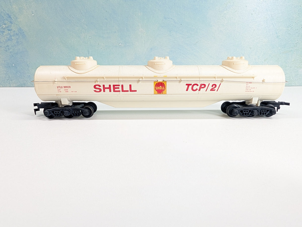 USED Tyco HO Scale Large Triple Dome Tank Car Shell UTLX #99939