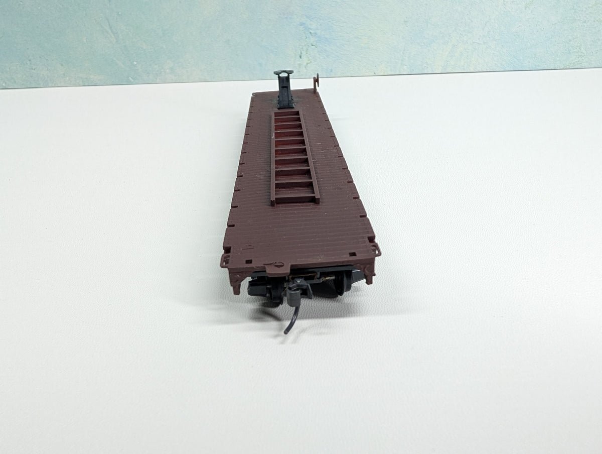 USED Con-Cor HO Scale 54' Flat Car w/ Trailer Pacific Fruit Express SP #598221