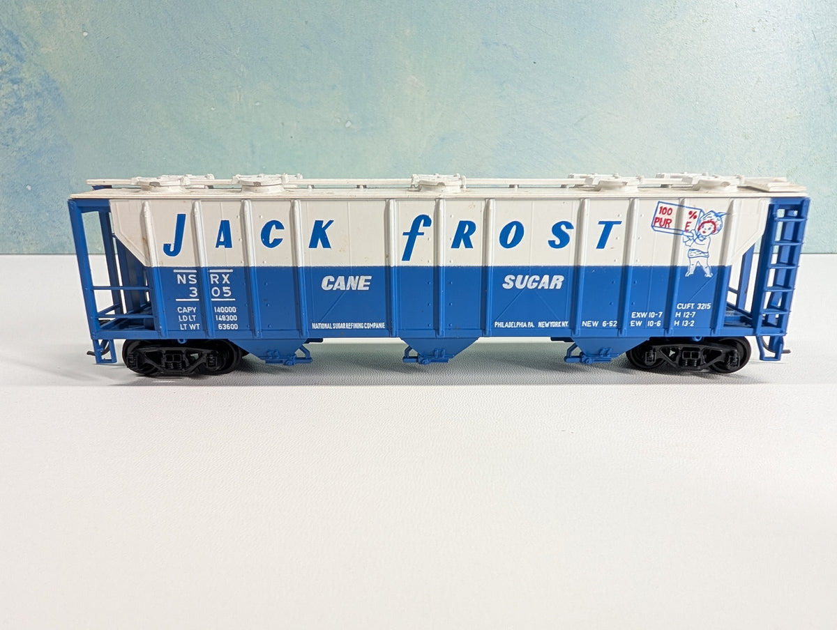 USED HO Scale PS-2 Covered Hopper Jack Frost Cane Sugar NSRX #305