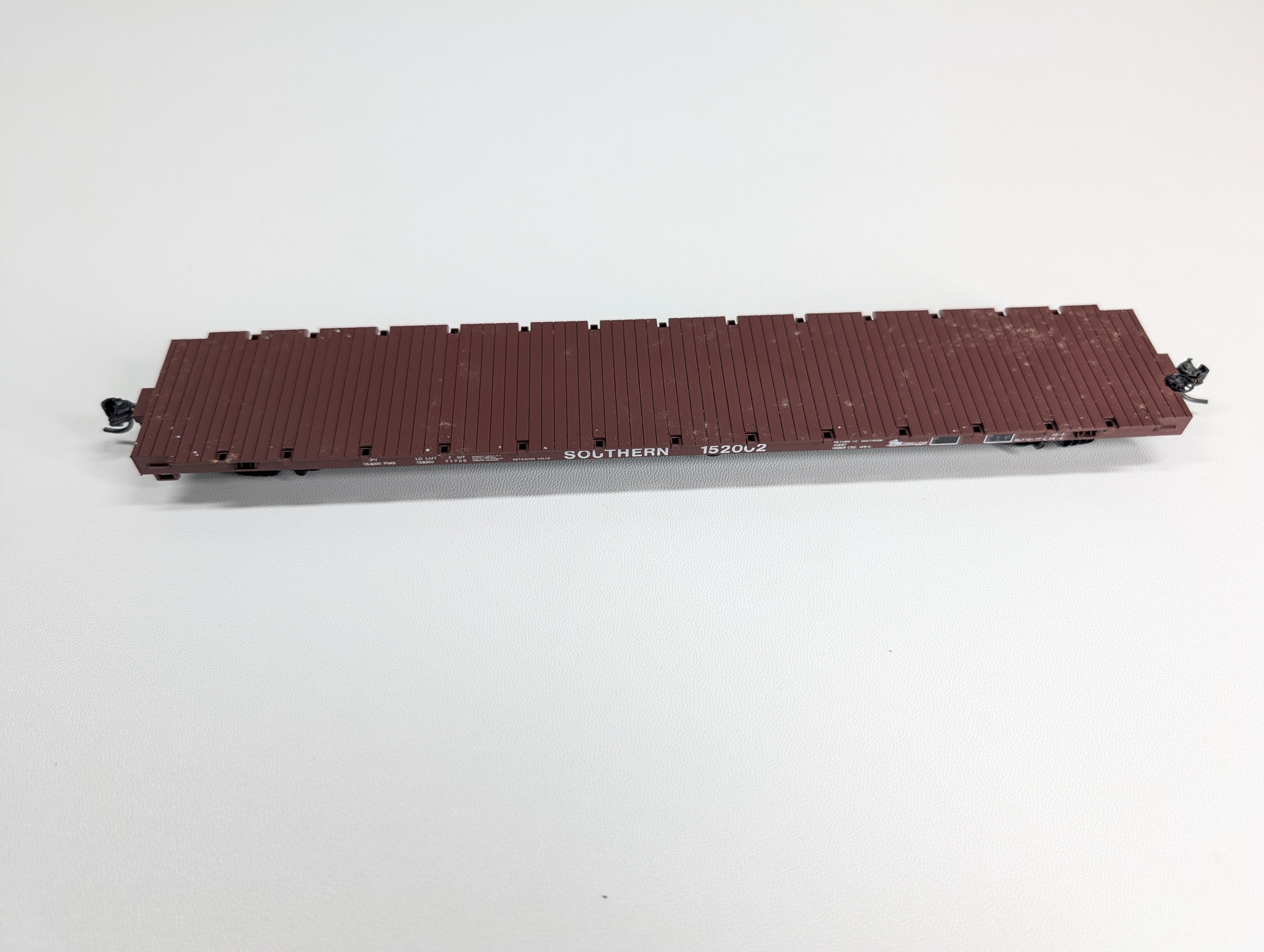 USED Roundhouse 1287 HO Scale 60' Flat Car Southern #152002
