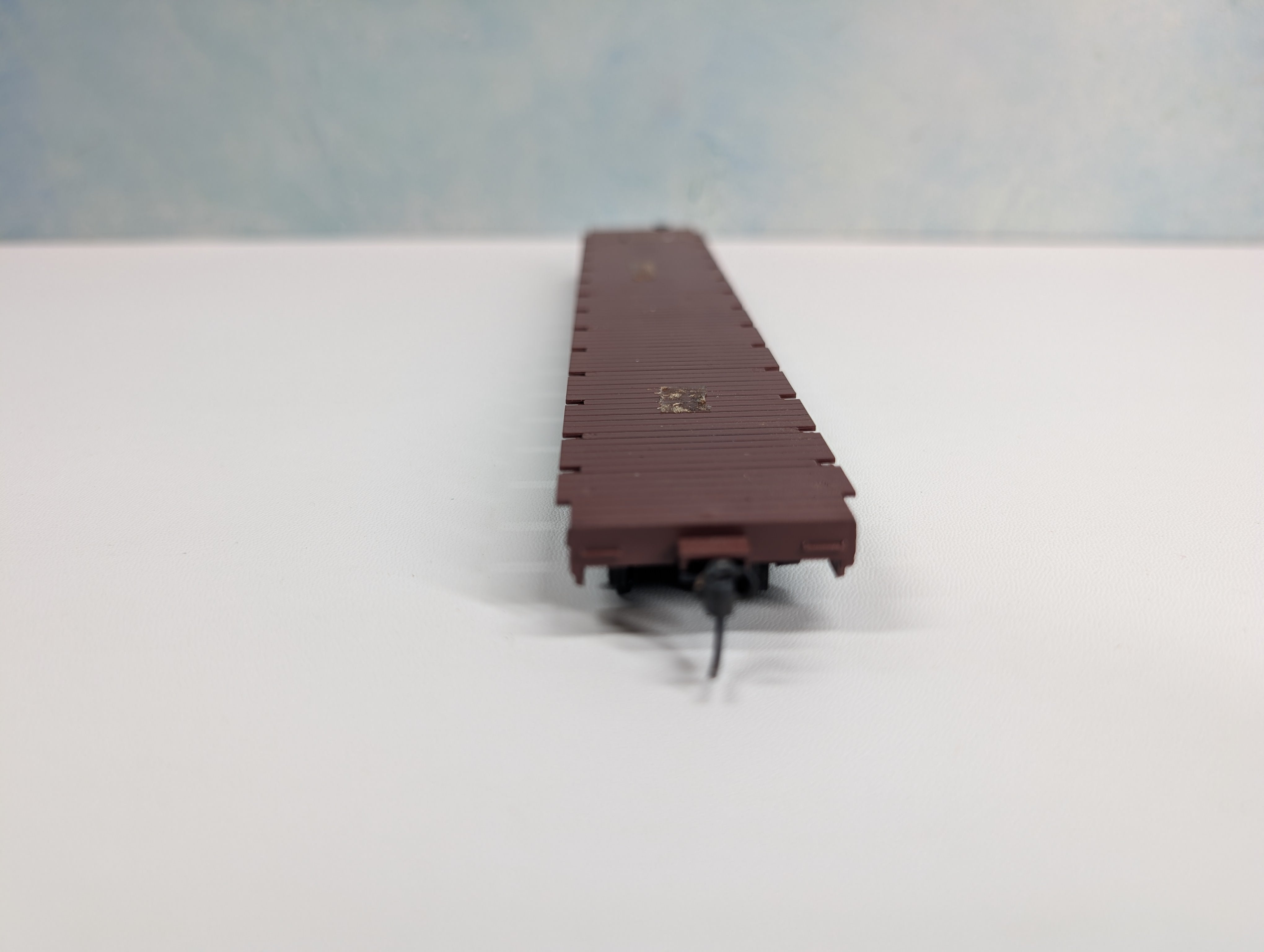 USED Roundhouse 1285 HO Scale 60' Bulkhead Flat Car Missouri Pacific MP #819738