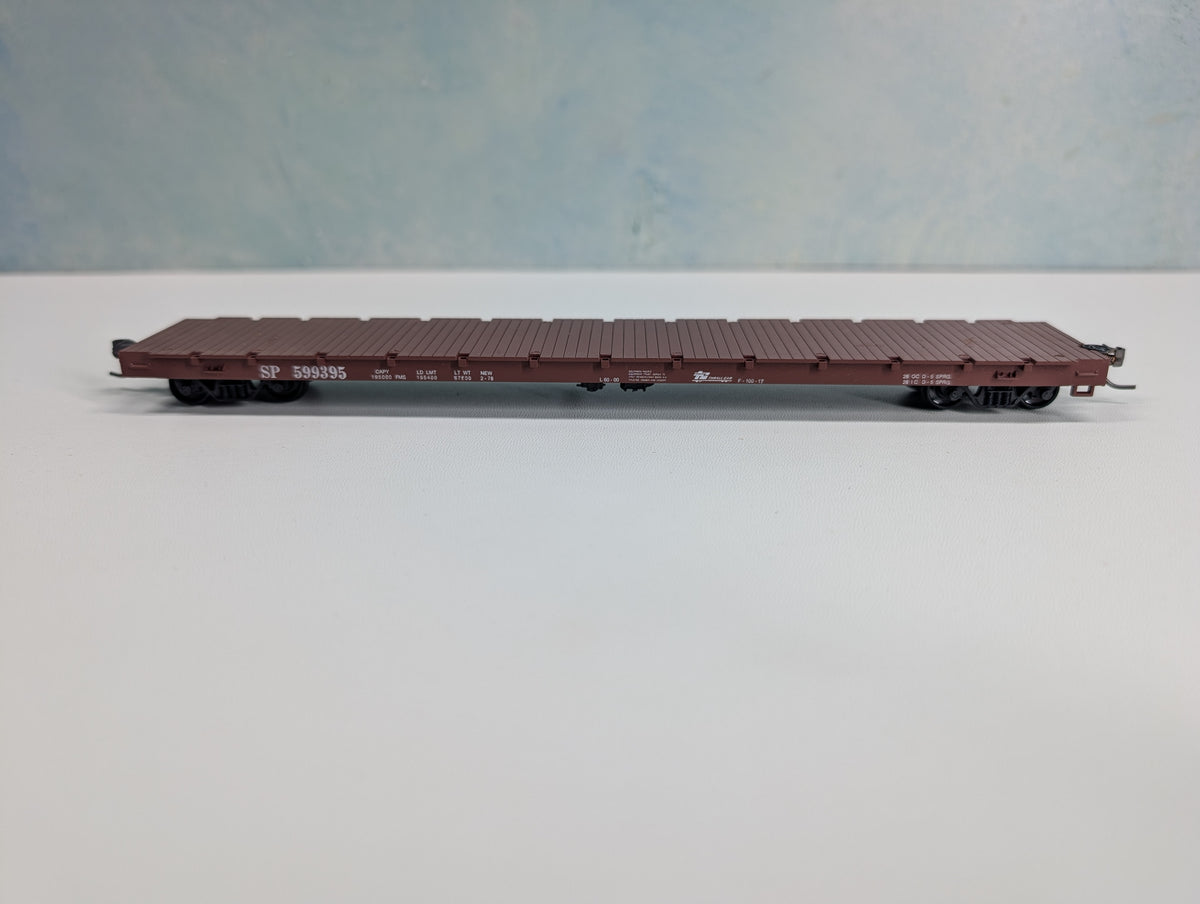 USED Roundhouse HO Scale 60' Flat Car Southern Pacific SP #599395