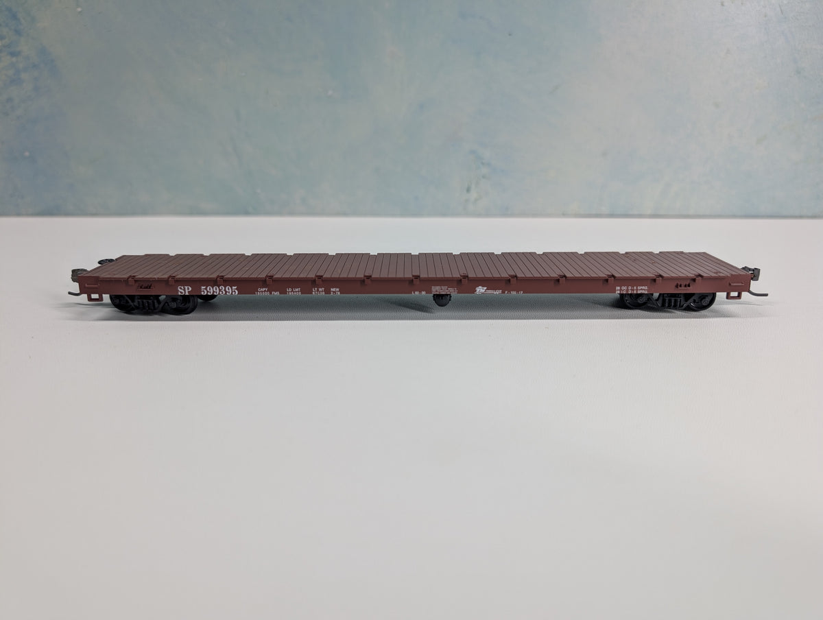 USED Roundhouse HO Scale 60' Flat Car Southern Pacific SP #599395