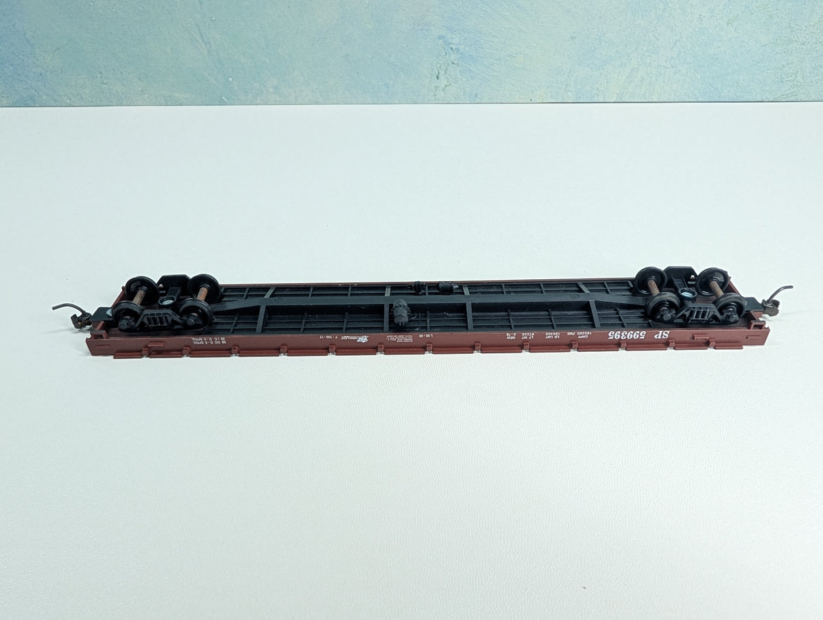 USED Roundhouse HO Scale 60' Flat Car Southern Pacific SP #599395