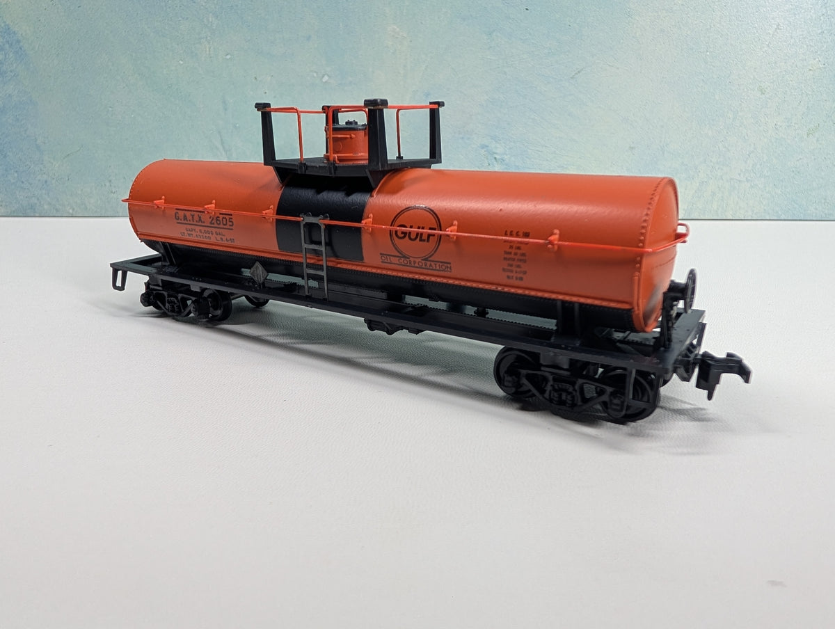 USED Athearn HO Scale Chemical Tank Car Gulf GATX #2605