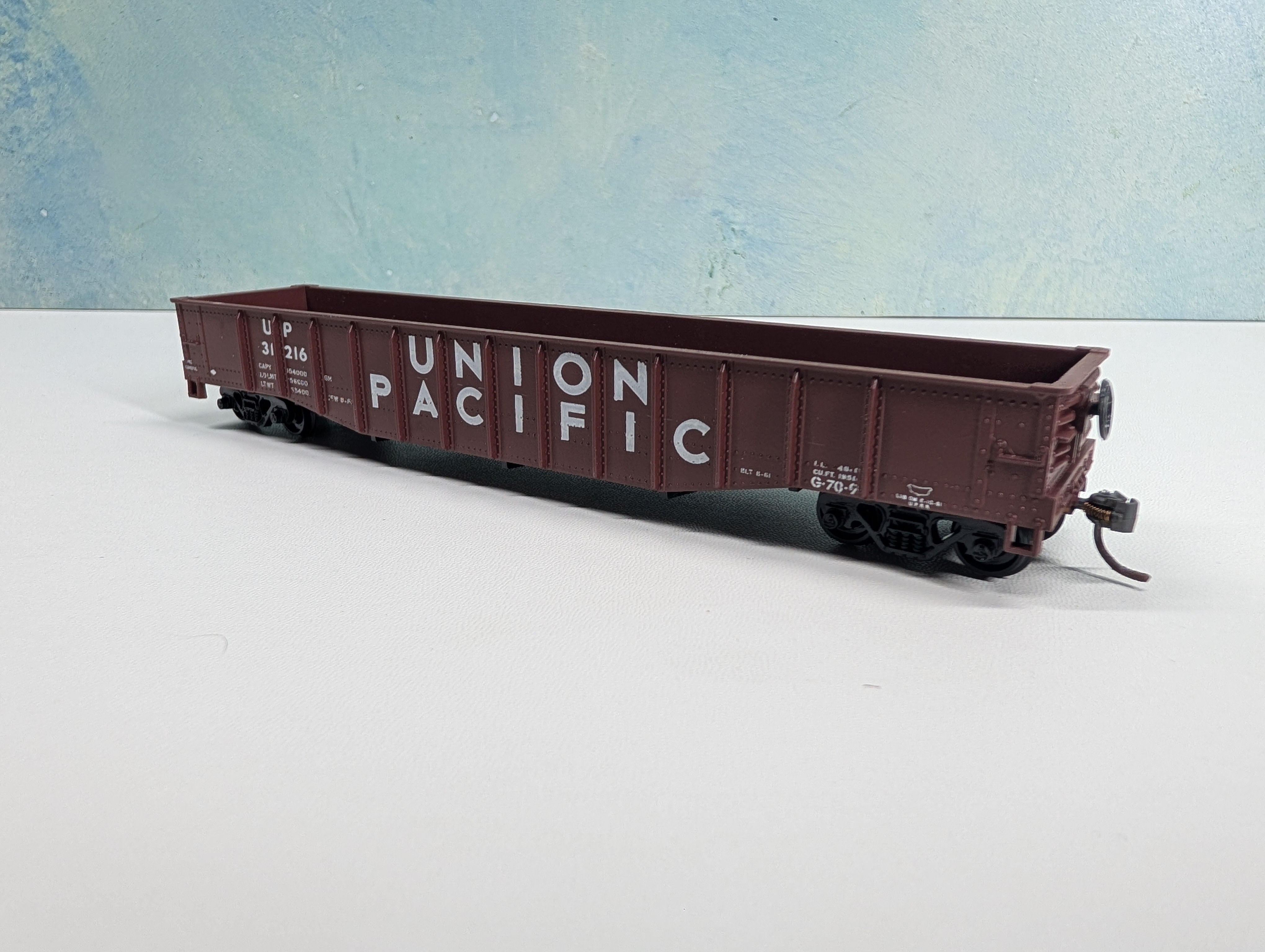 USED Athearn HO Scale 50' Gondola Union Pacific UP #31216