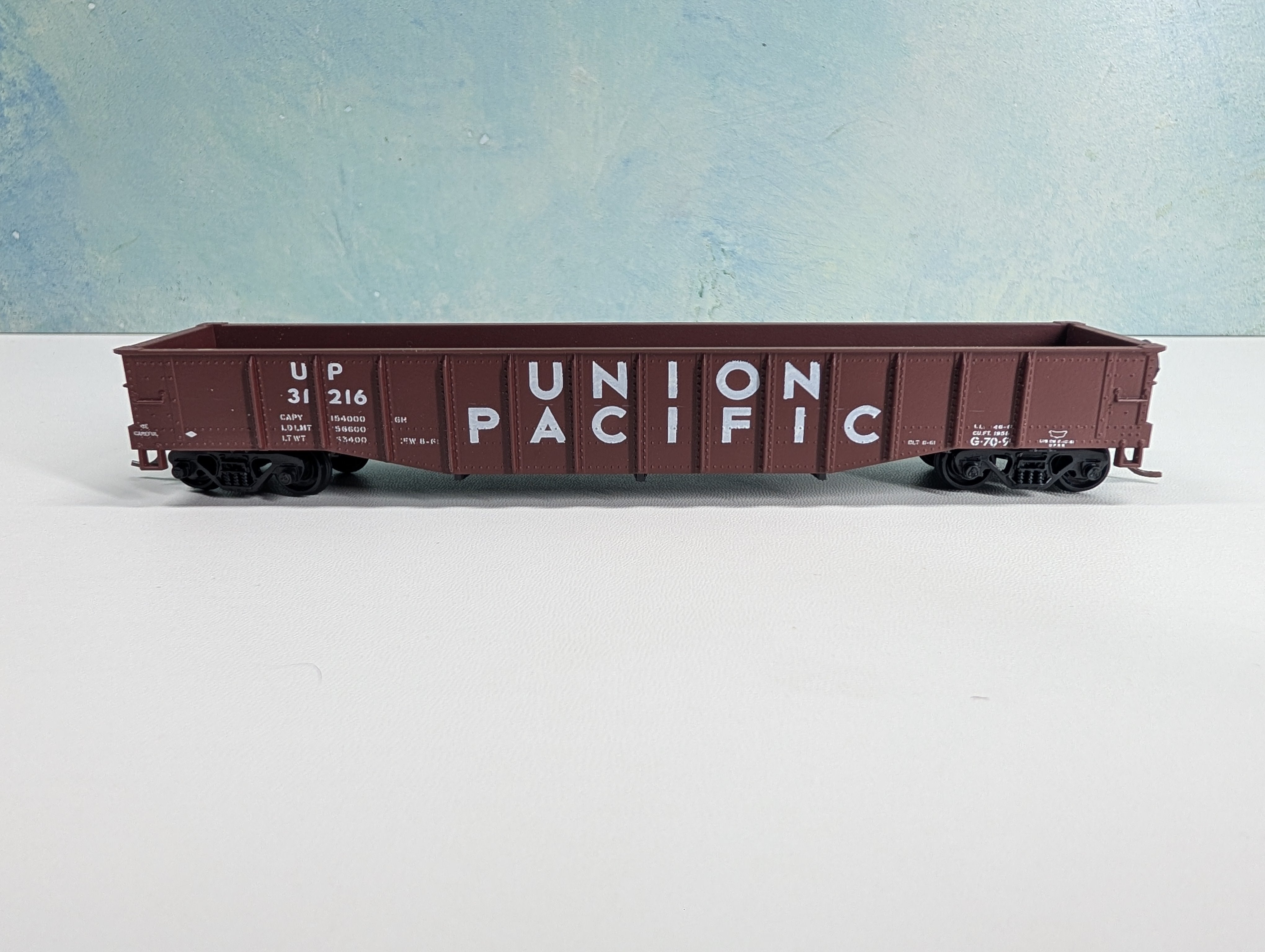 USED Athearn HO Scale 50' Gondola Union Pacific UP #31216
