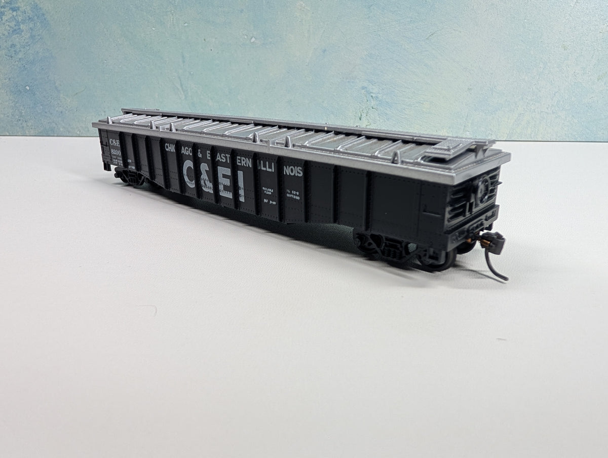 USED Athearn HO Scale 50' Covered Gondola Chicago and Eastern Illinois C&EI #82005